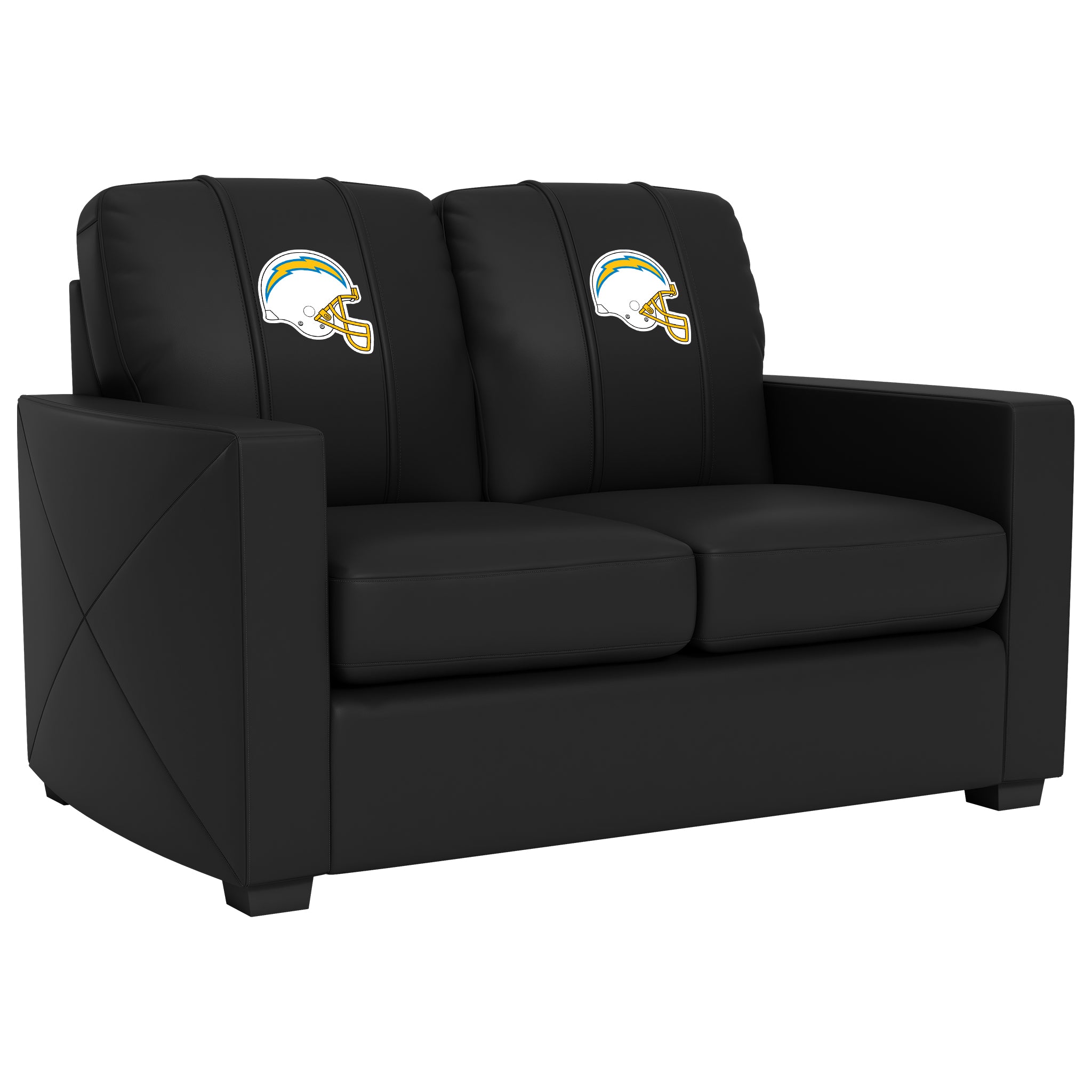 Los Angeles Chargers  Silver Loveseat 