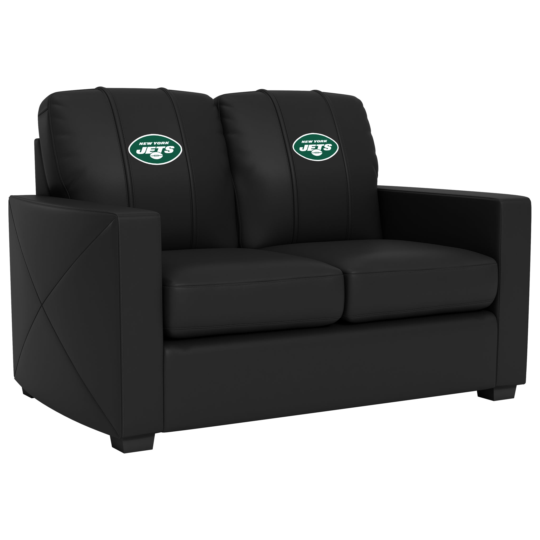 New York Jets  Silver Loveseat