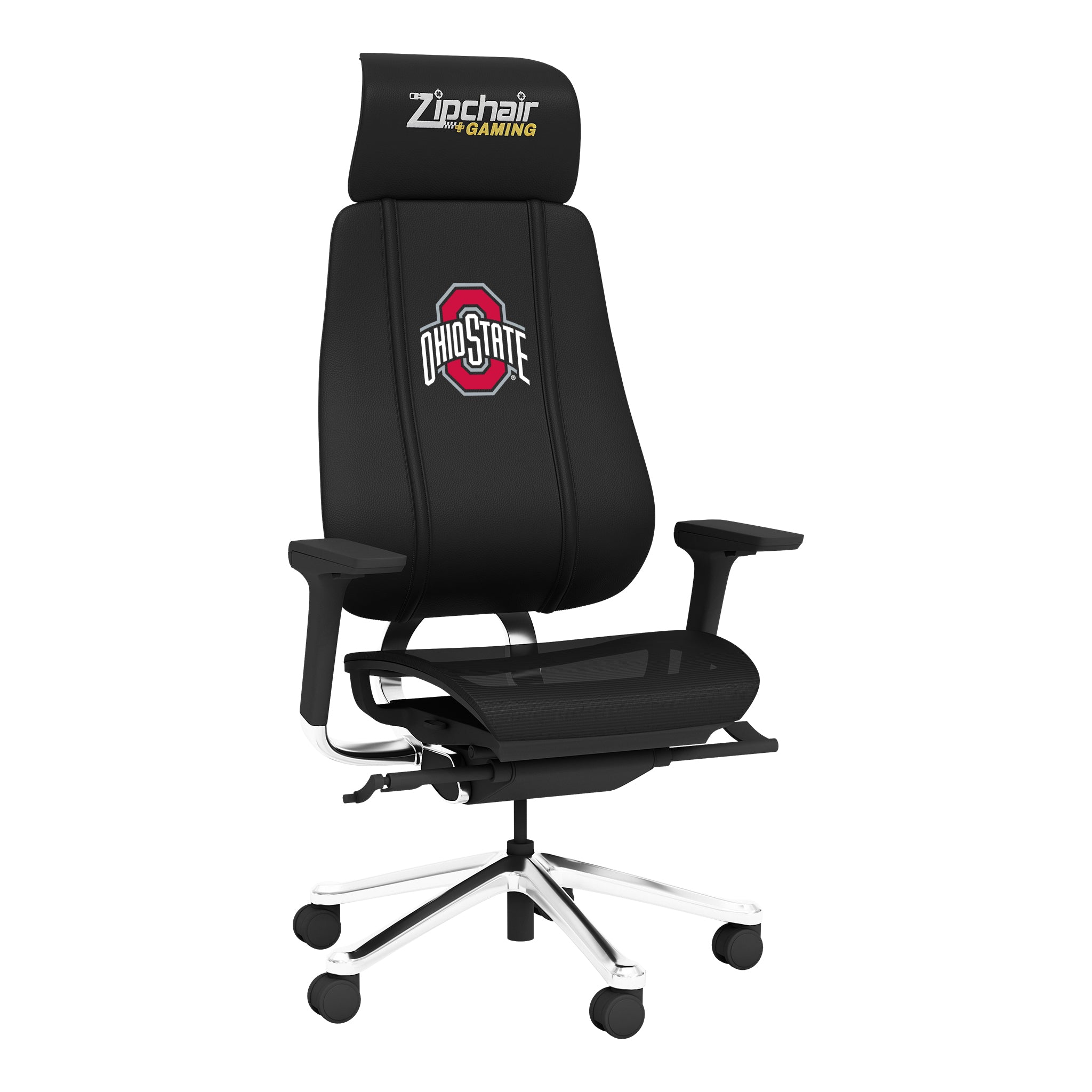 Ohio State PhantomX Gaming Chair with Ohio State Primary Logo  