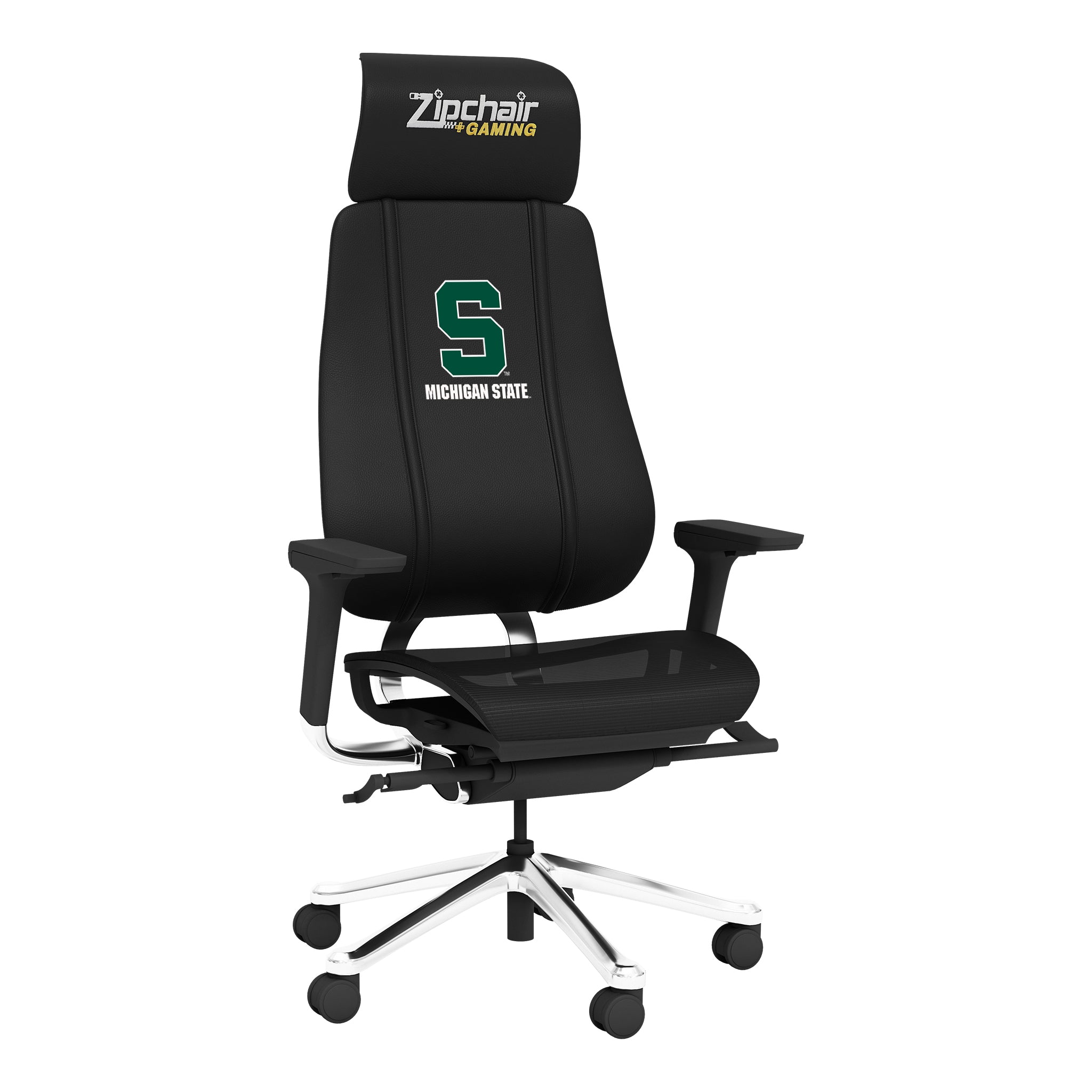 Michigan State PhantomX Gaming Chair with Michigan State Secondary Logo