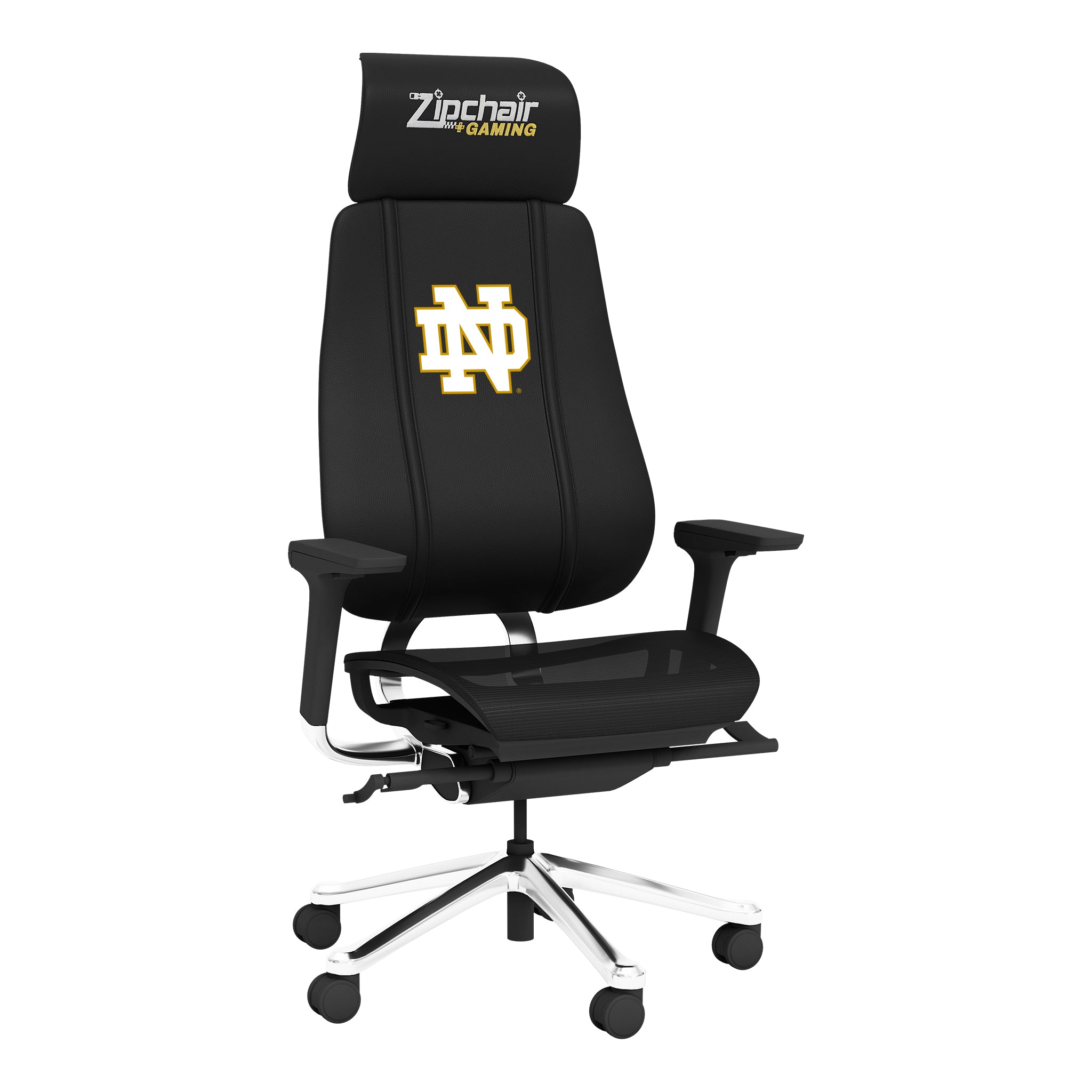 Notre Dame PhantomX Mesh Gaming Chair with Notre Dame Secondary Logo