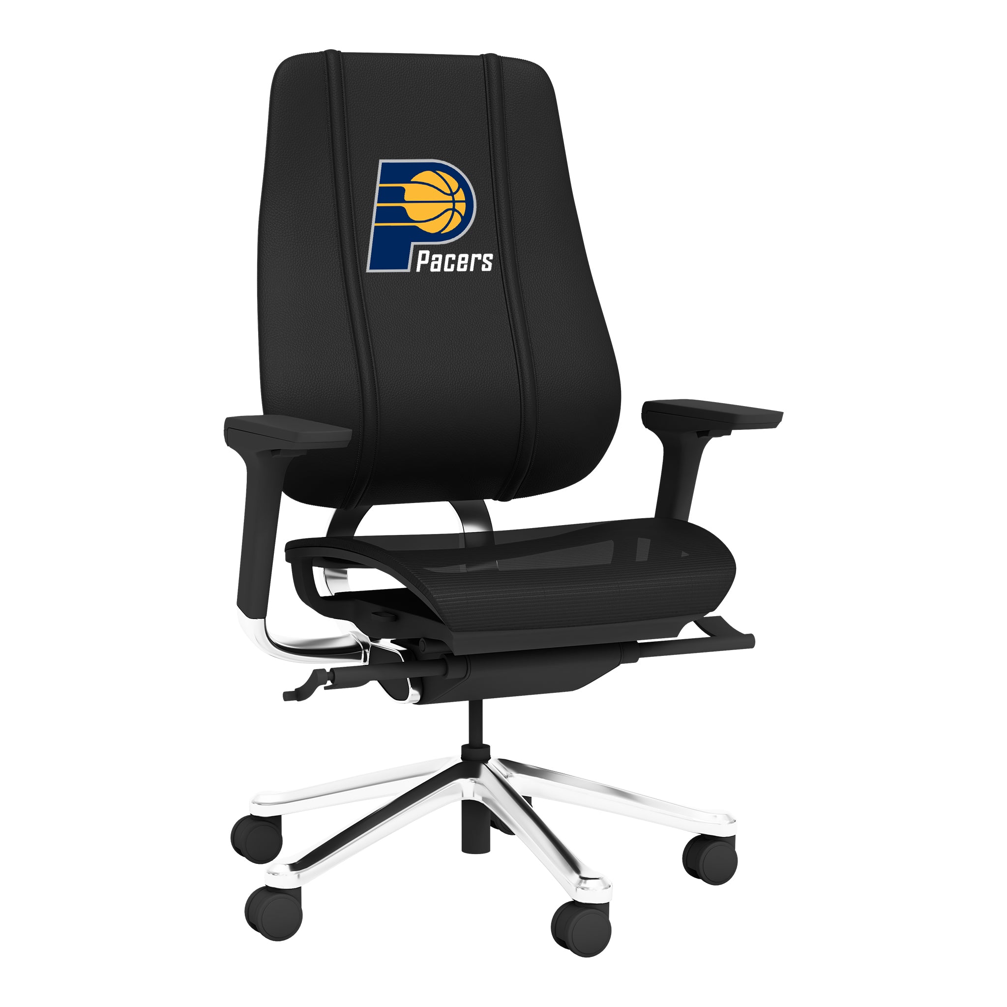 Indiana Pacers PhantomX Mesh Gaming Chair Indiana Pacers Logo