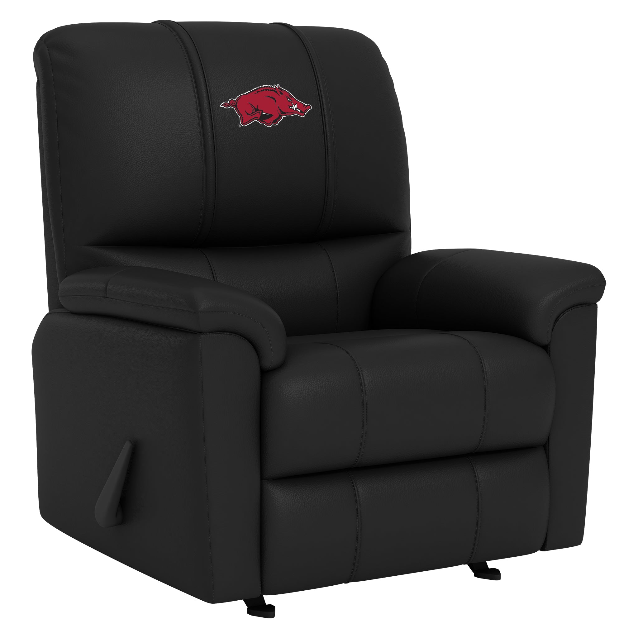 Arkansas Razorbacks Silver Club Chair with Arkansas Razorbacks Logo