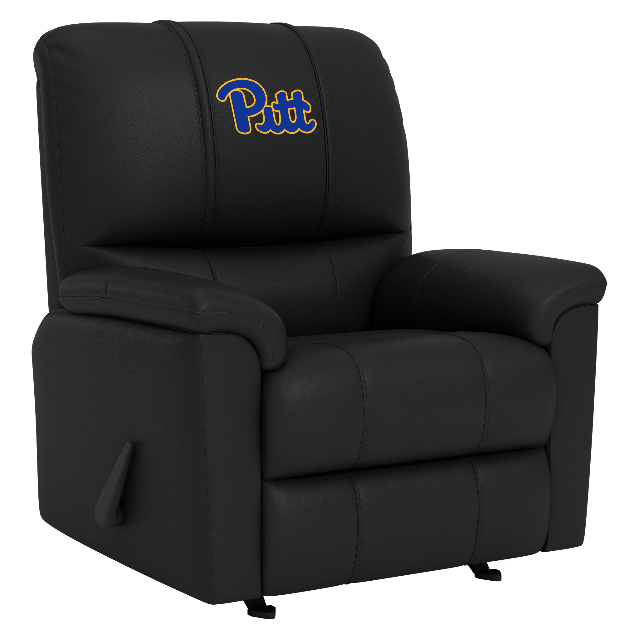 Pittsburgh Panthers Silver Club Chair with Pittsburgh Panthers Logo