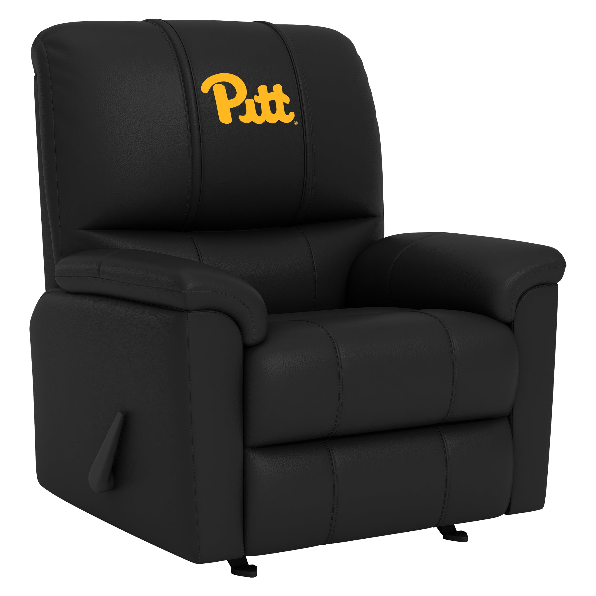 Pittsburgh Panthers Silver Club Chair with Pittsburgh Panthers Secondary Logo