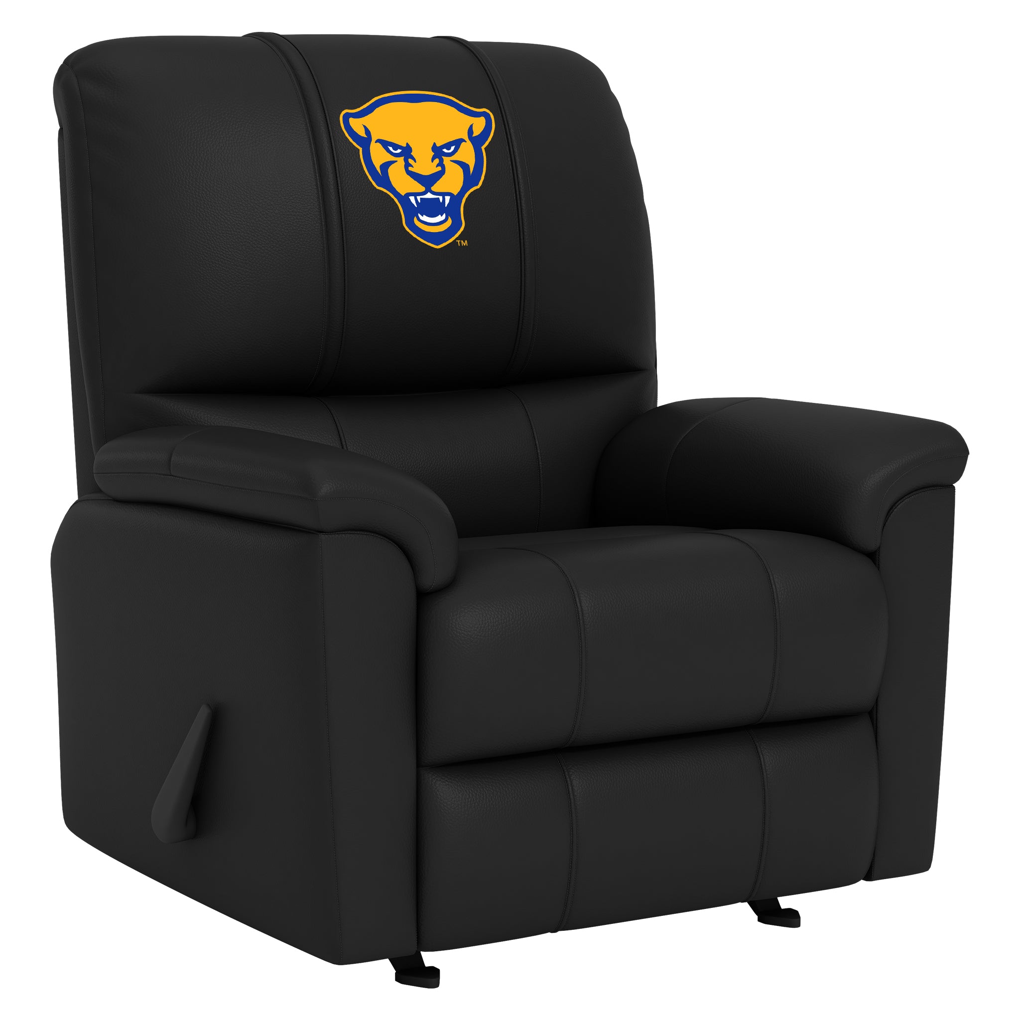 Pittsburgh Panthers Silver Club Chair with Pittsburgh Panthers Alternate Logo