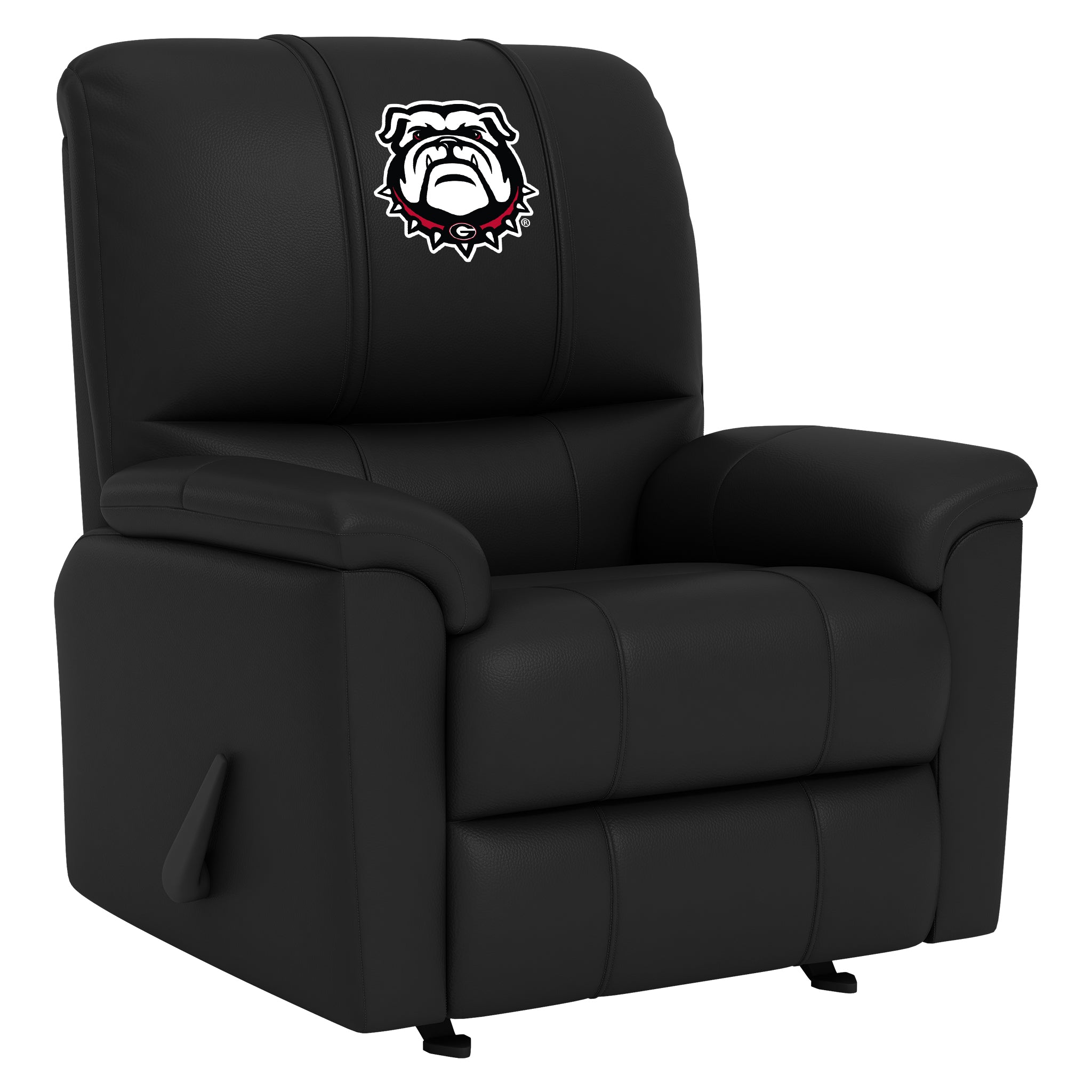Georgia Bulldogs Silver Club Chair with Georgia Bulldogs Alternate Logo