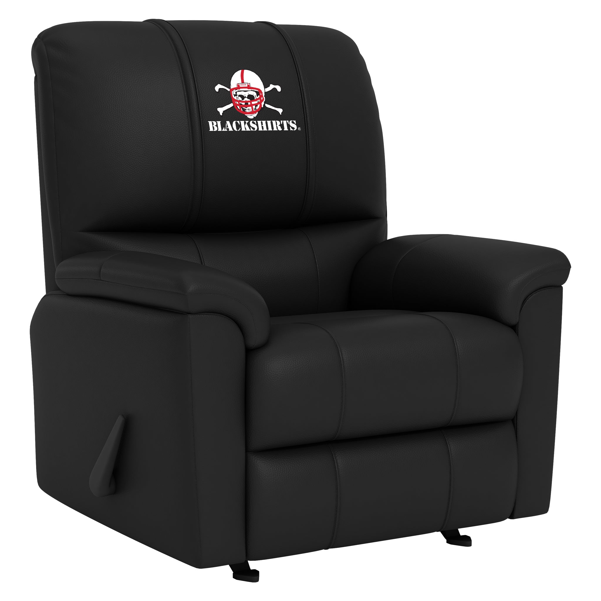 Nebraska Cornhuskers Silver Club Chair with Nebraska Cornhuskers Secondary