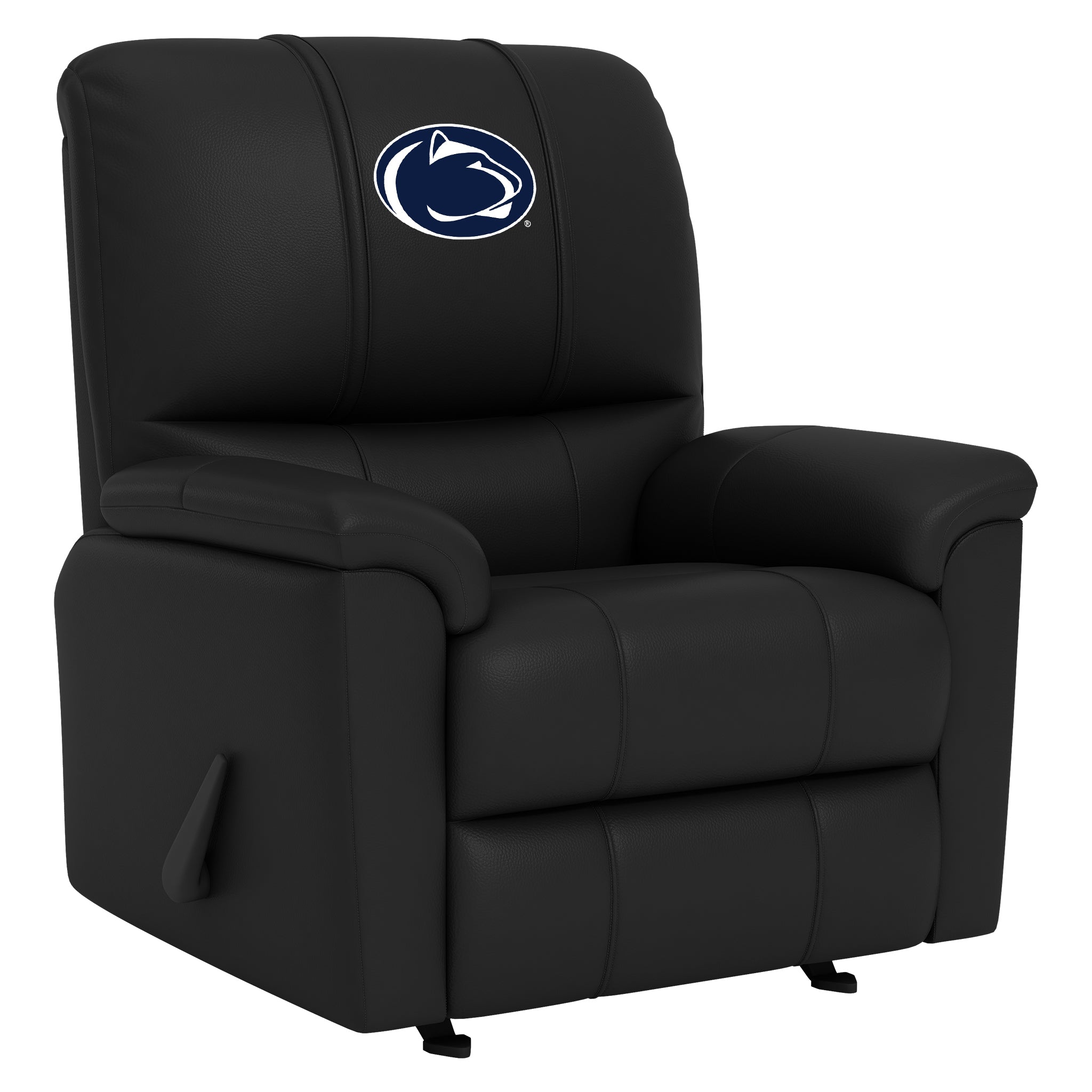 Penn State Nittany Lions Silver Club Chair with Penn State Nittany Lions Logo