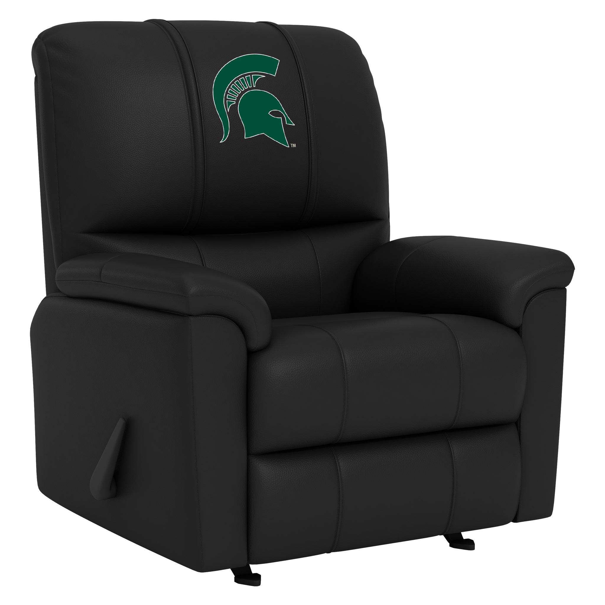 Michigan State Silver Club Chair with Michigan State Spartans Logo
