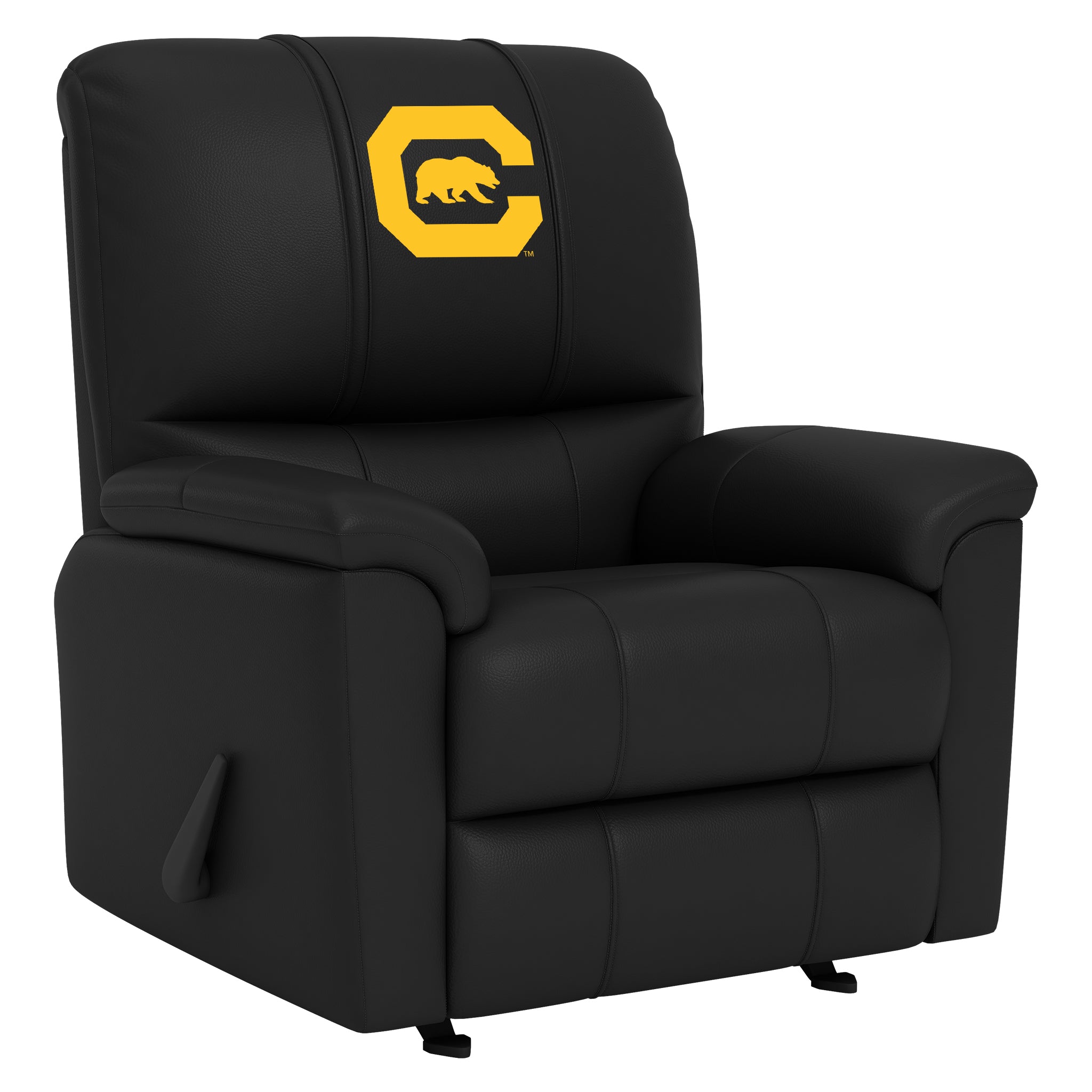 California Golden Bears Silver Club Chair with California Golden Bears Secondary Logo