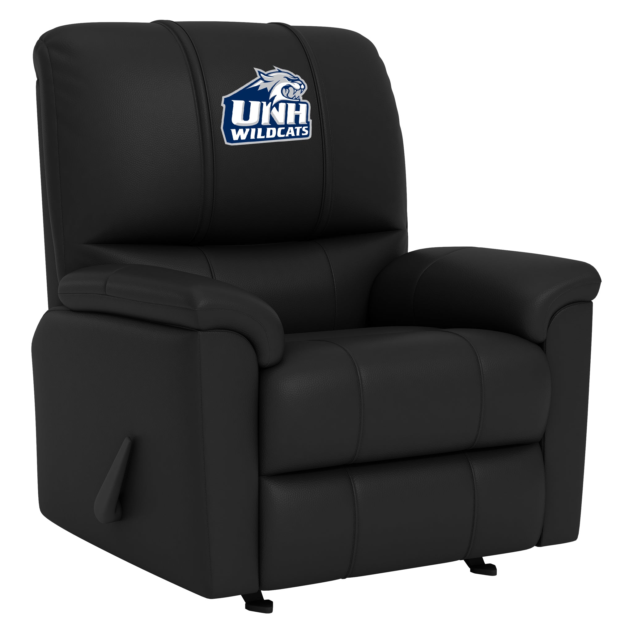 New Hampshire Wildcats Silver Club Chair with New Hampshire Wildcats Logo