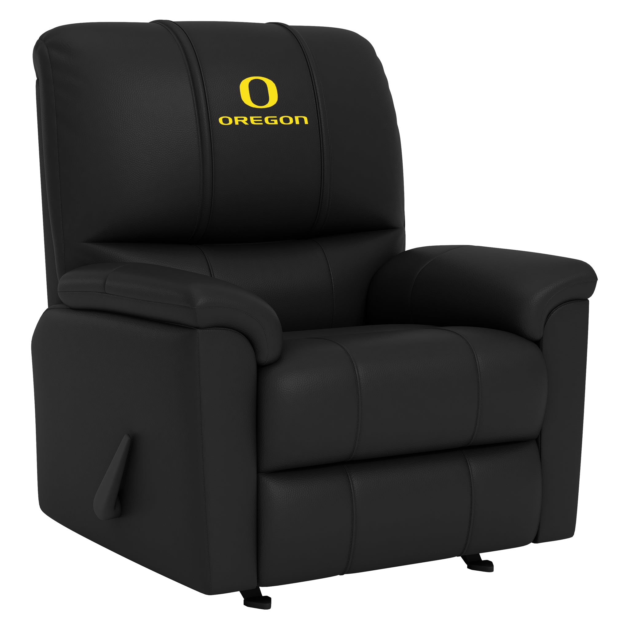 Oregon Ducks Silver Club Chair with Oregon Ducks Logo