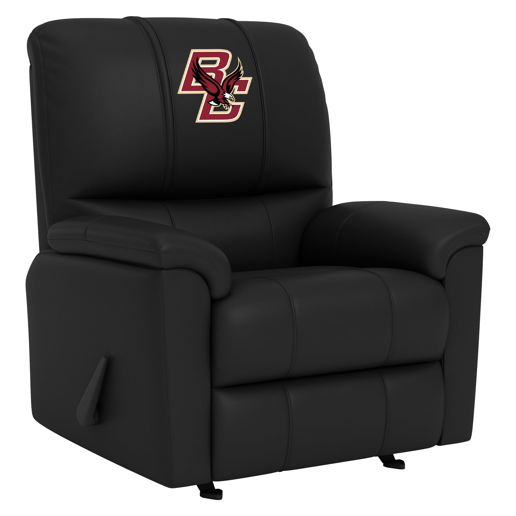 Boston College Eagles Silver Club Chair with Boston College Eagles Logo