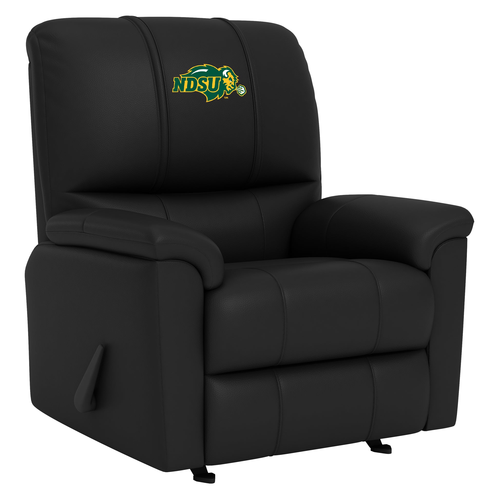 North Dakota State Bison Silver Club Chair with North Dakota State Bison Primary Logo