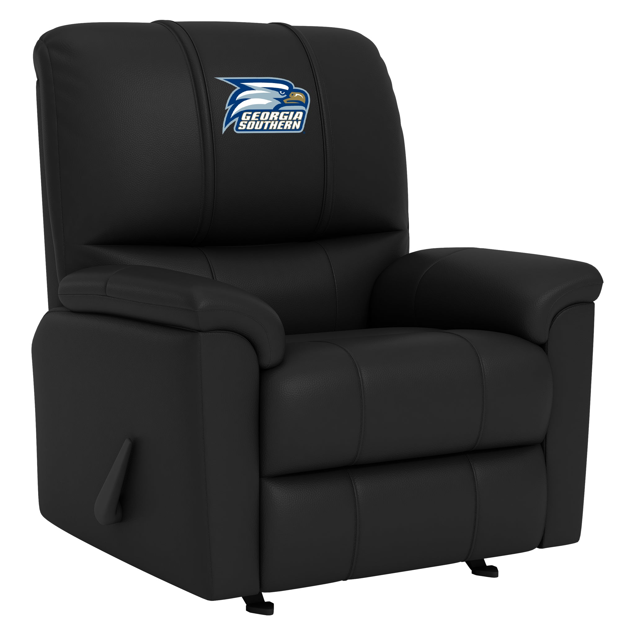 Georgia Southern University Silver Club Chair with Georgia Southern GS Eagles Logo