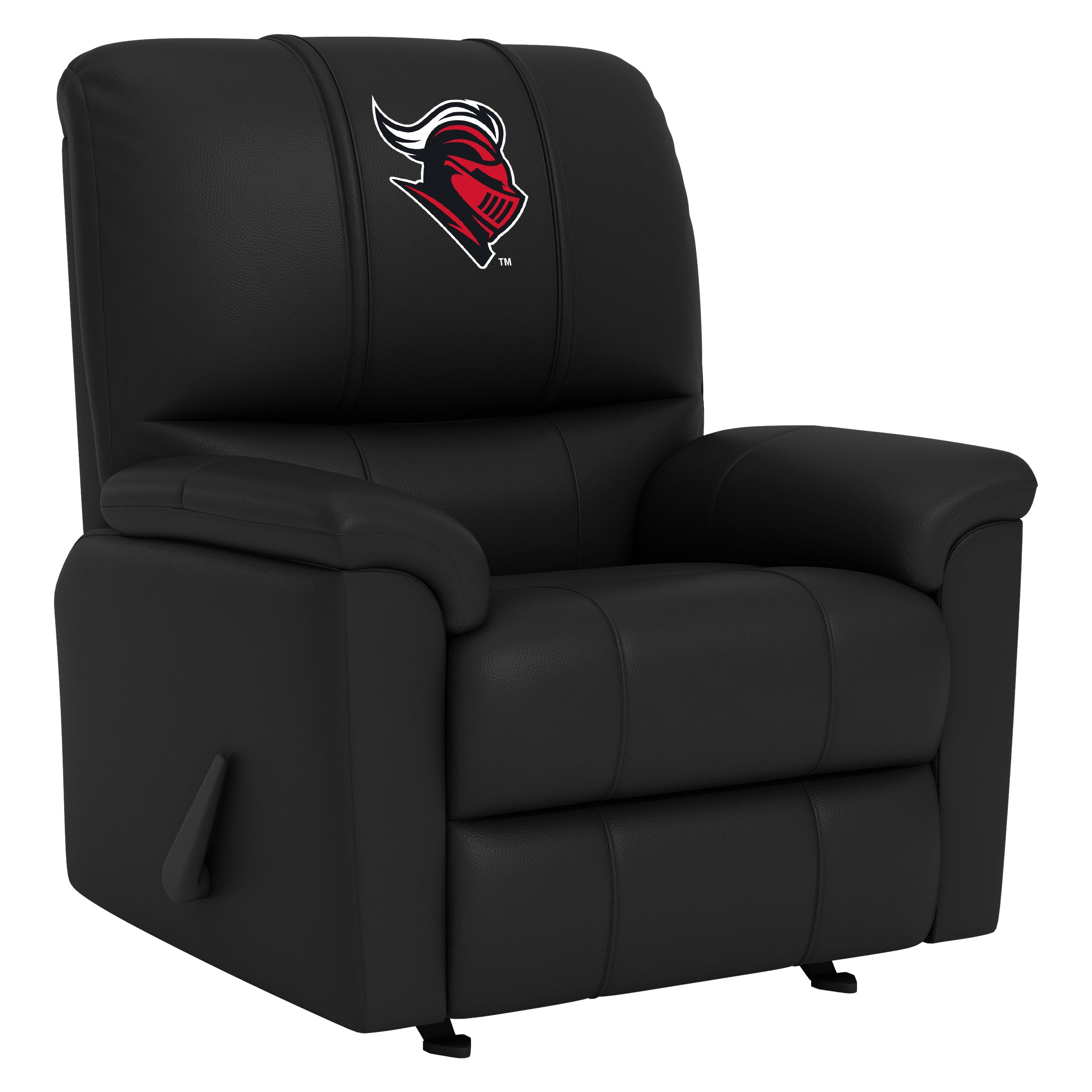 Rutgers Scarlet Knights Silver Club Chair with Rutgers Scarlet Knights Logo