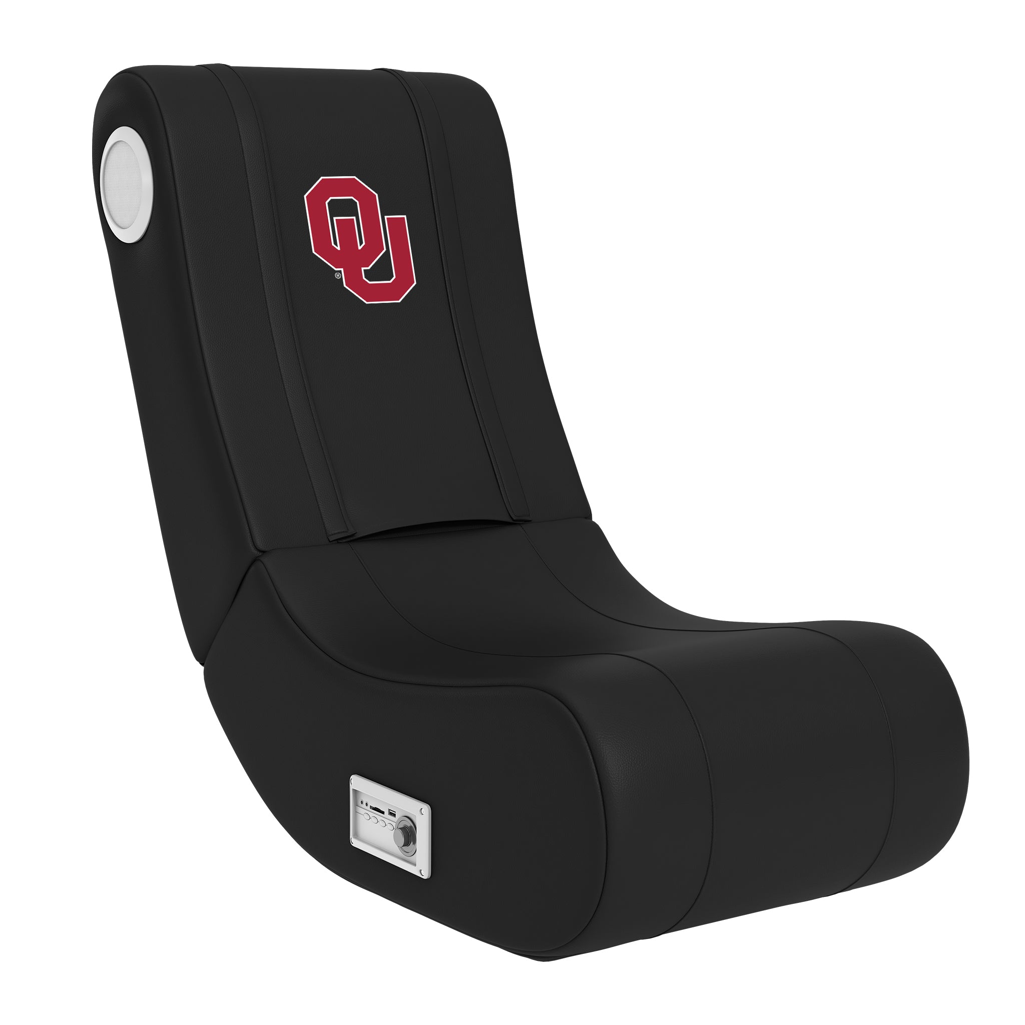 Oklahoma University Sooners with Red with White Outline Game Rocker 100 with Oklahoma University Sooners with Red Logo with White Outline  