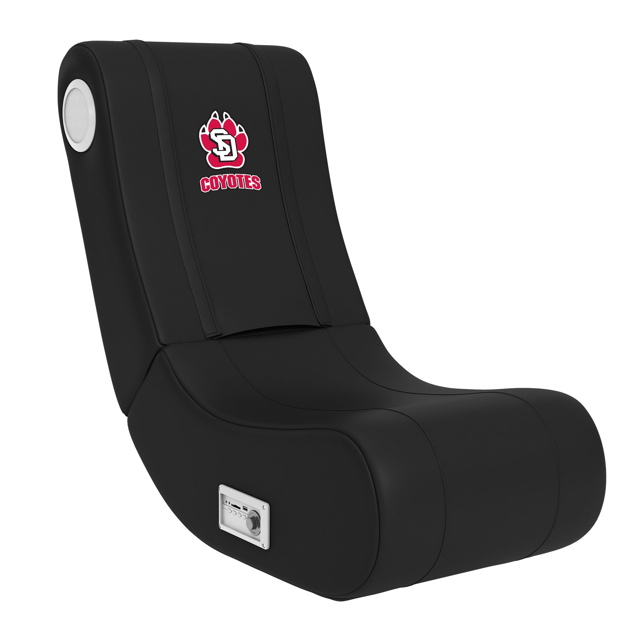 South Dakota Coyotes with Paw Game Rocker 100 with South Dakota Coyotes with Paw Logo