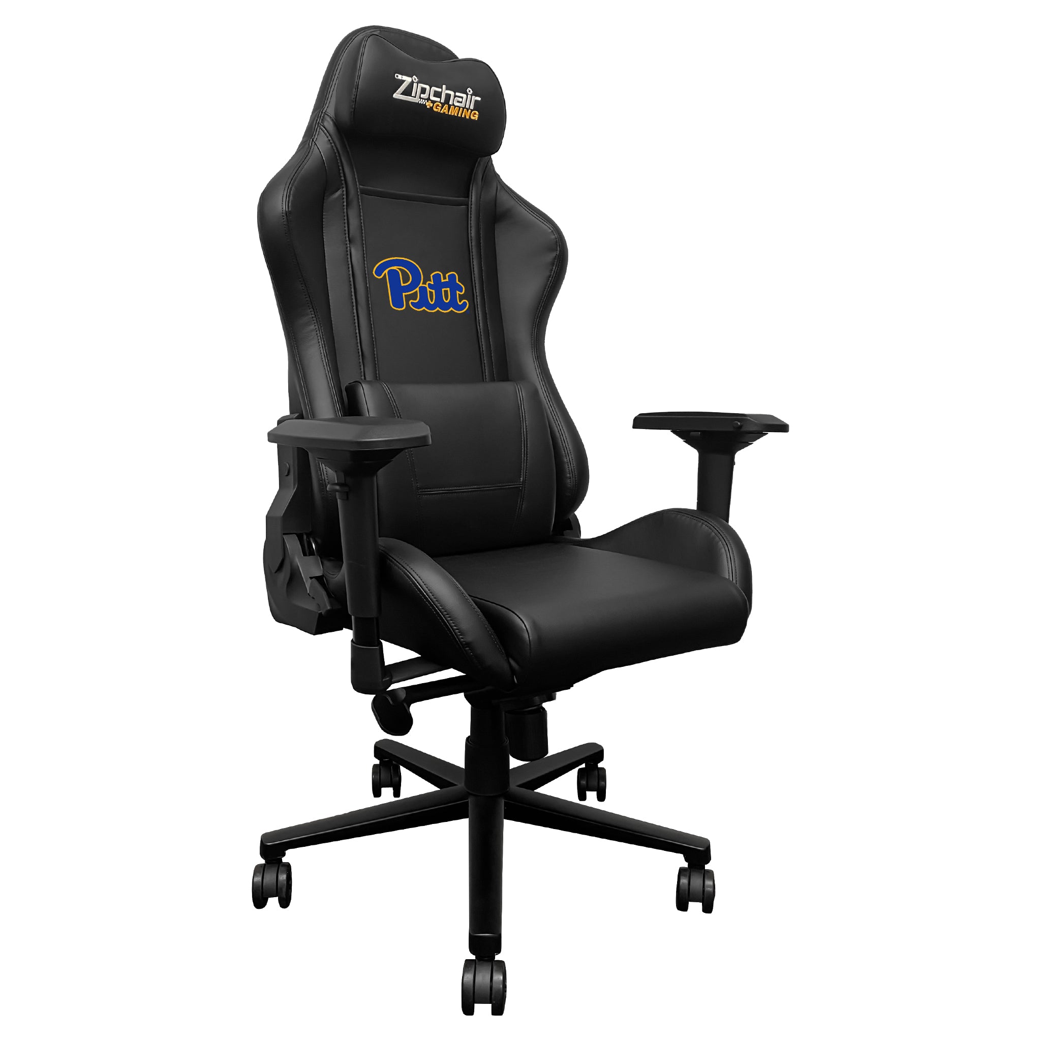 Pittsburgh Panthers Xpression Gaming Chair with Pittsburgh Panthers Logo