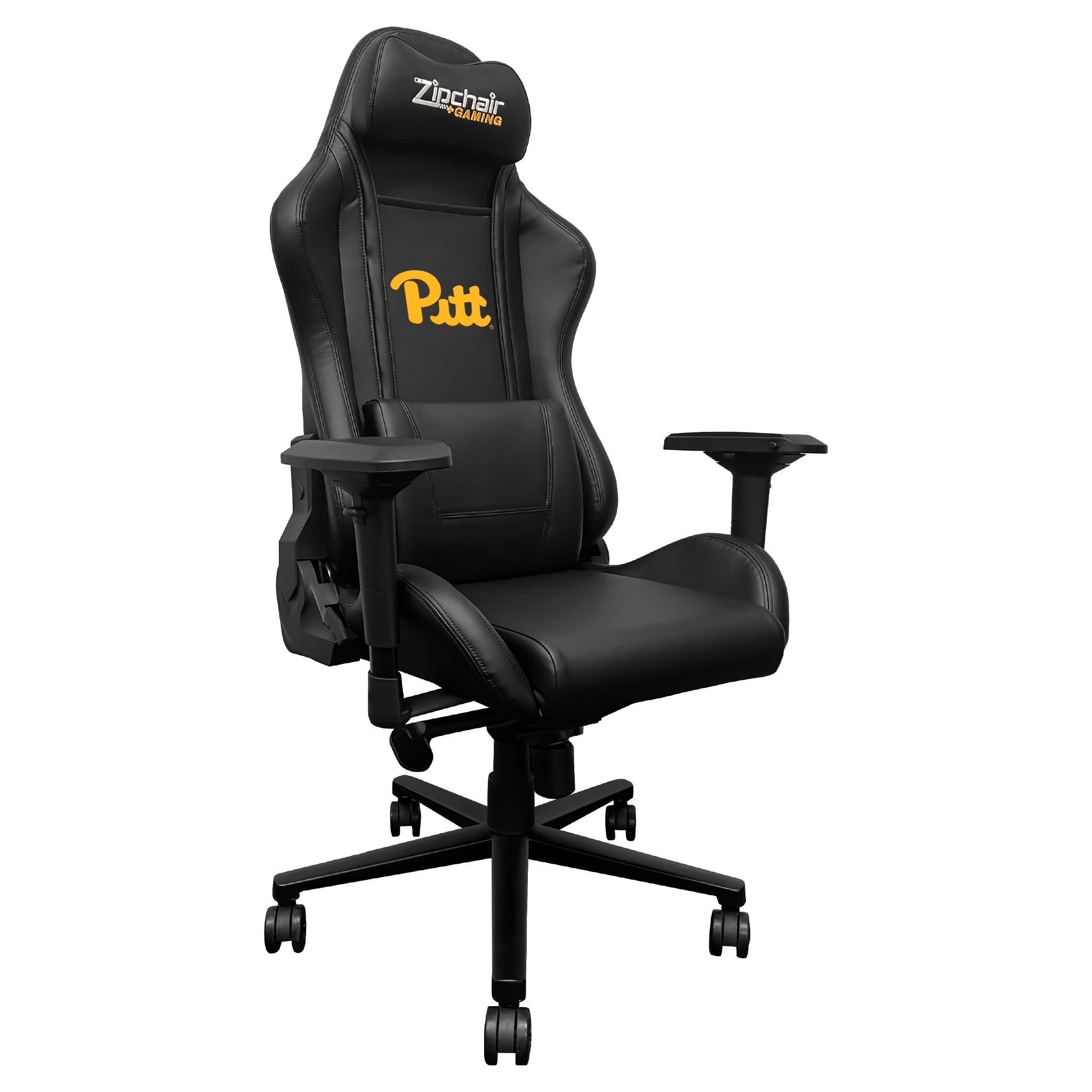 Pittsburgh Panthers Xpression Gaming Chair with Pittsburgh Panthers Secondary Logo