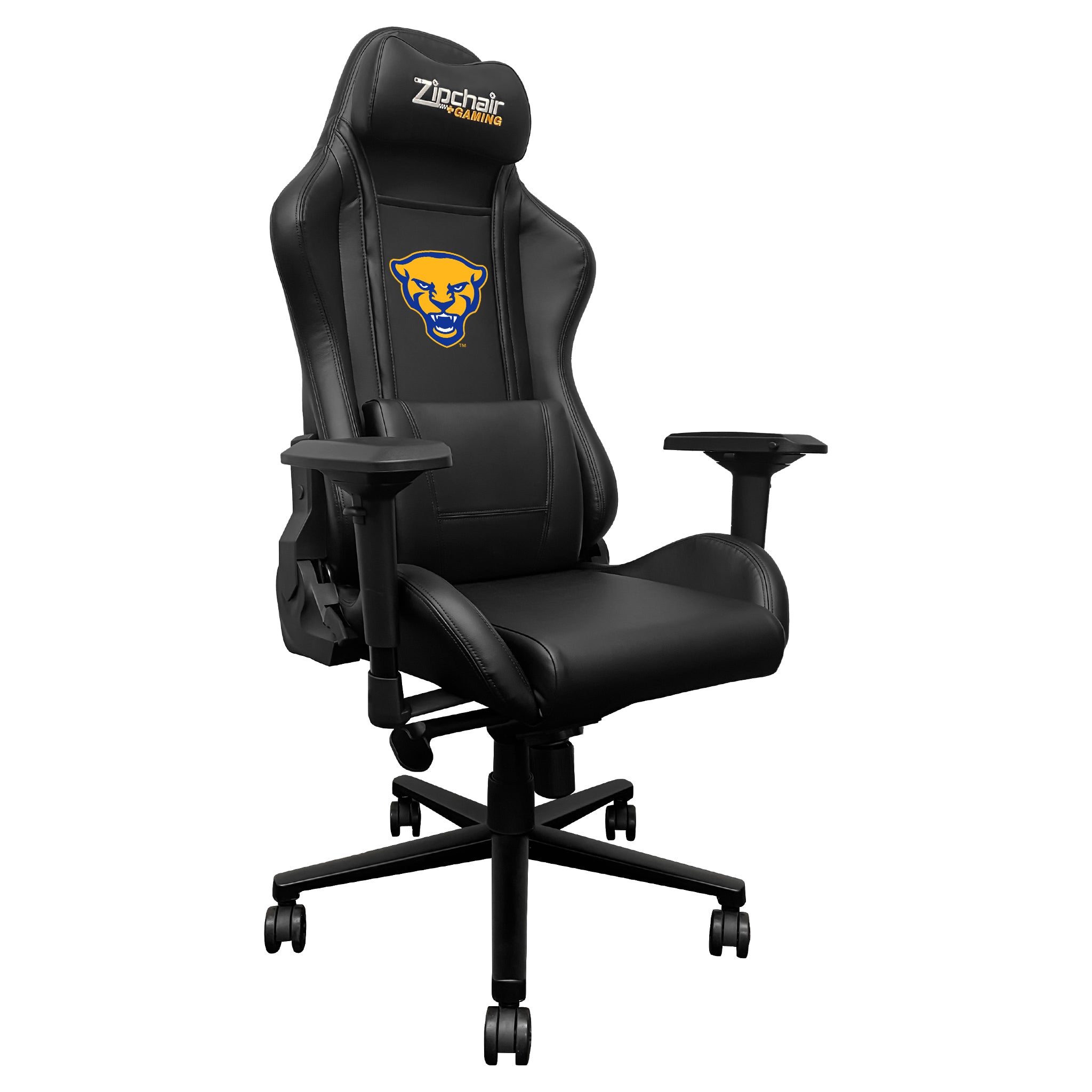 Pittsburgh Panthers Xpression Gaming Chair with Pittsburgh Panthers Alternate Logo