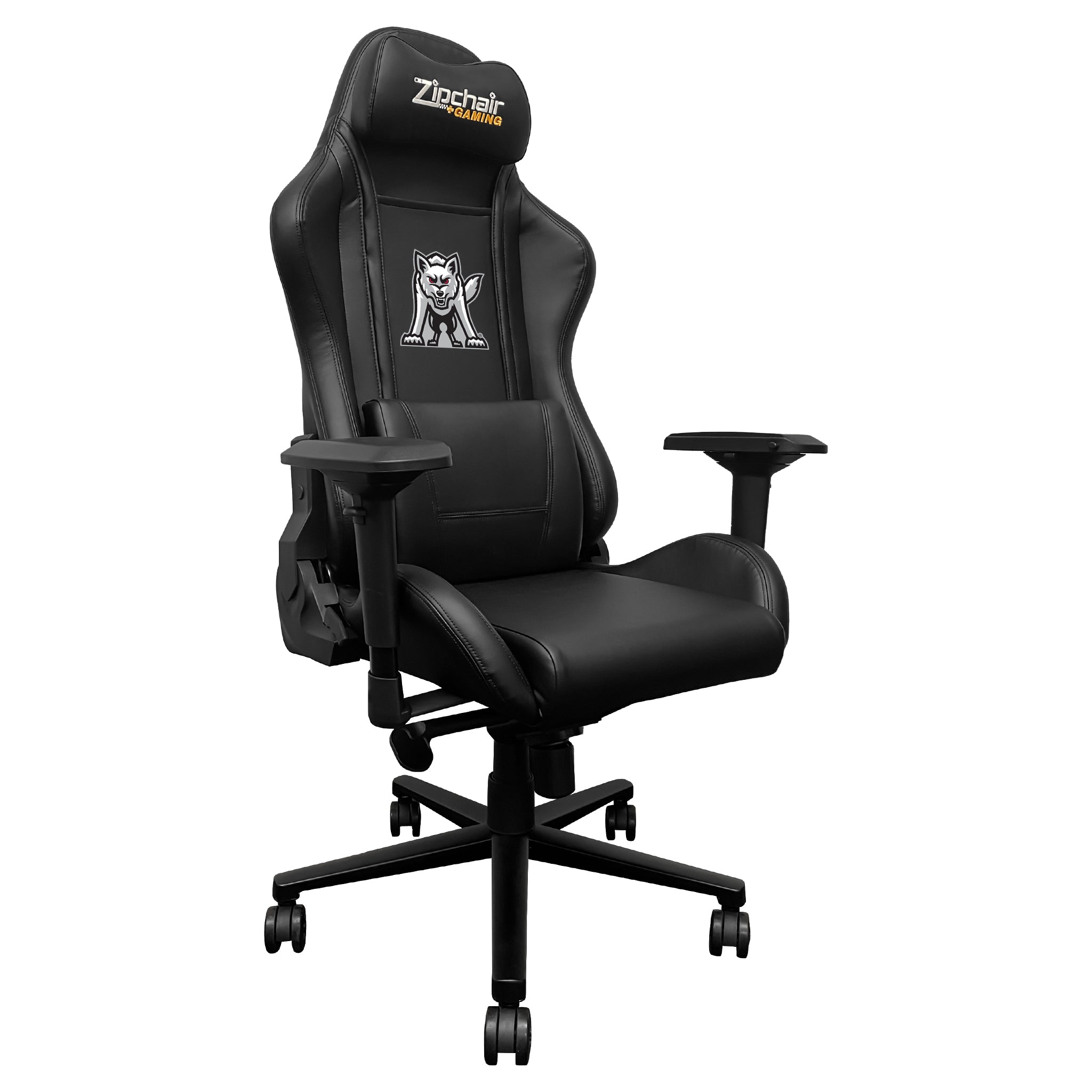 South Dakota Coyotes Xpression Gaming Chair with South Dakota Coyotes with Emblem Logo