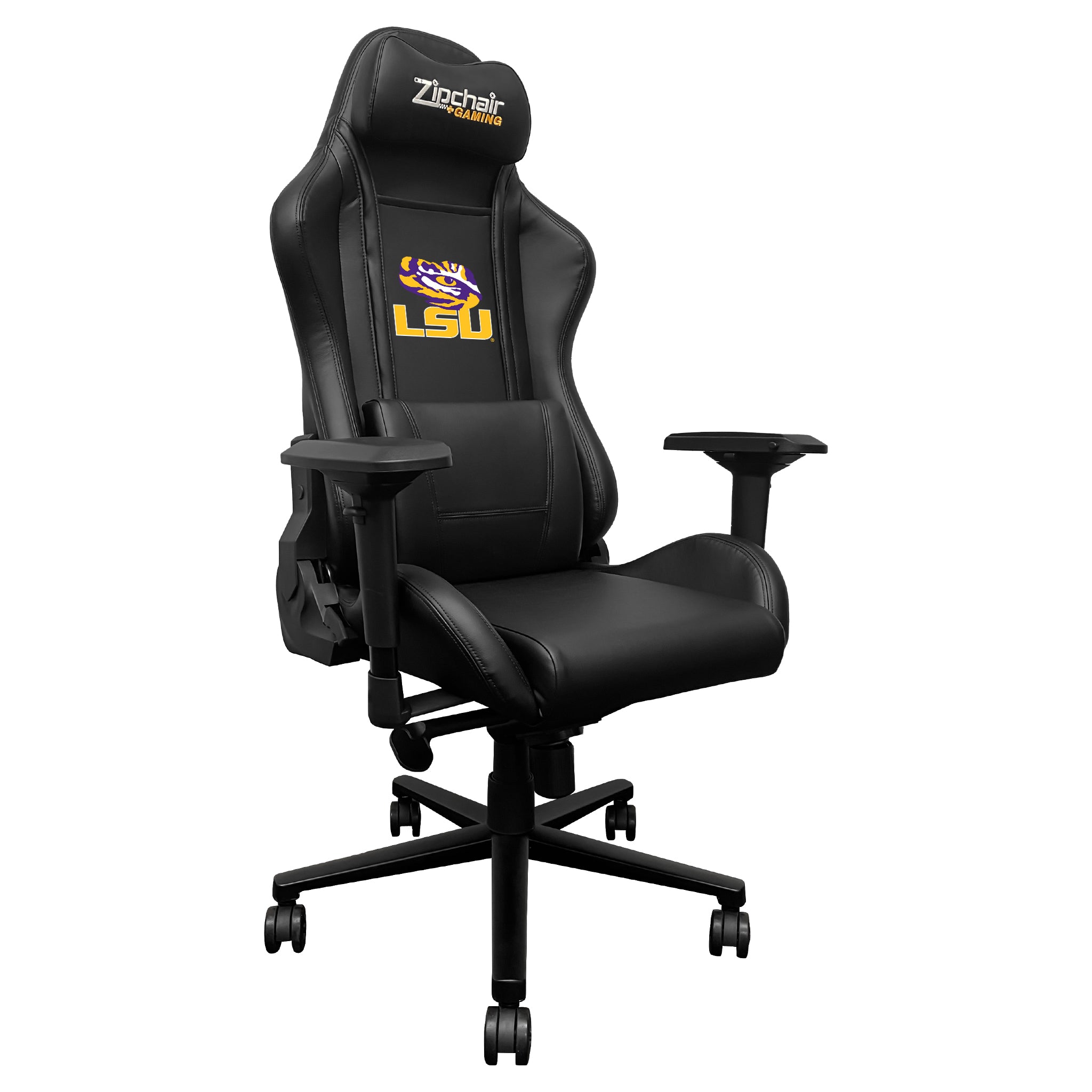 LSU Tigers Xpression Gaming Chair with LSU Tigers Logo