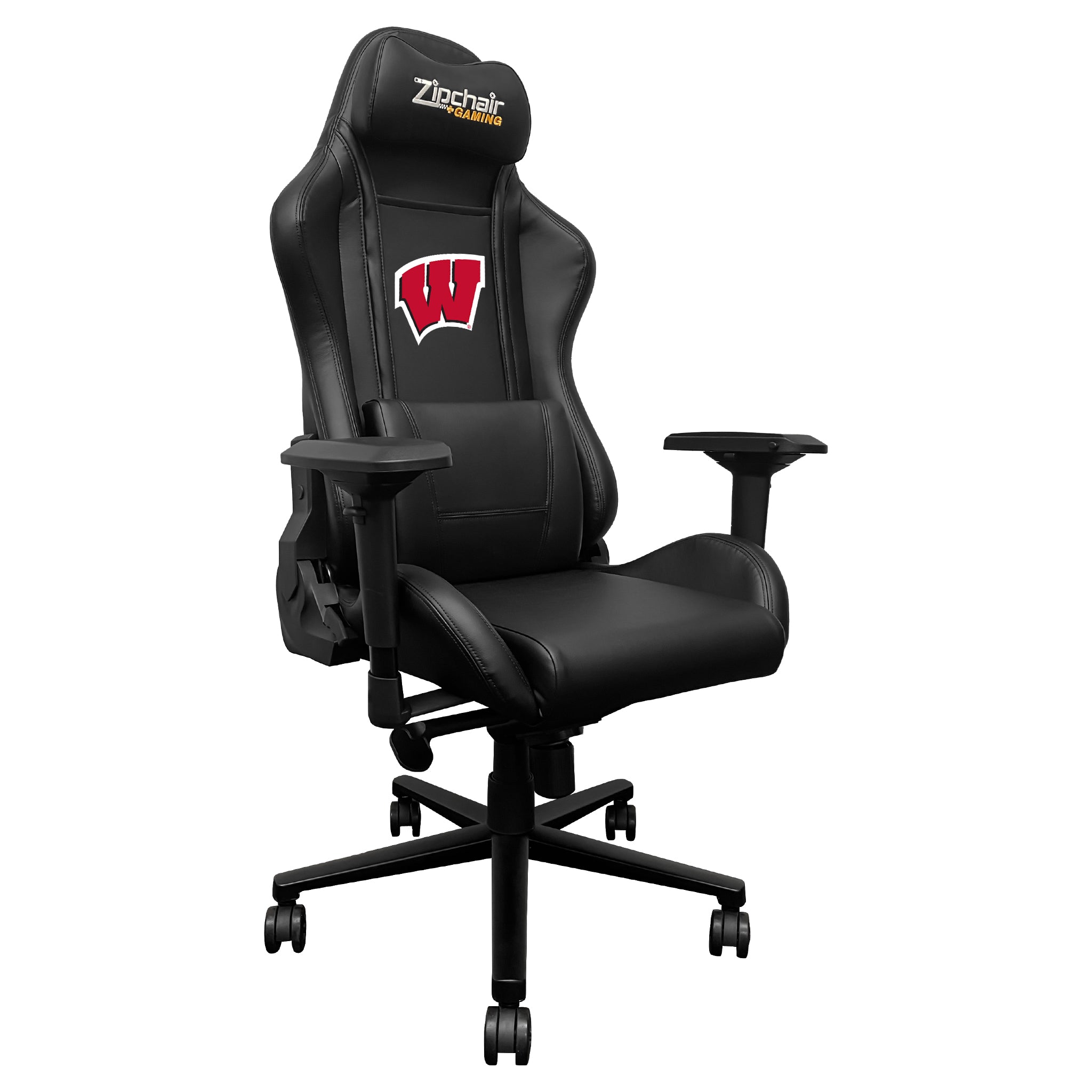 University of Wisconsin Badgers Xpression Gaming Chair with University of Wisconsin Badgers Logo