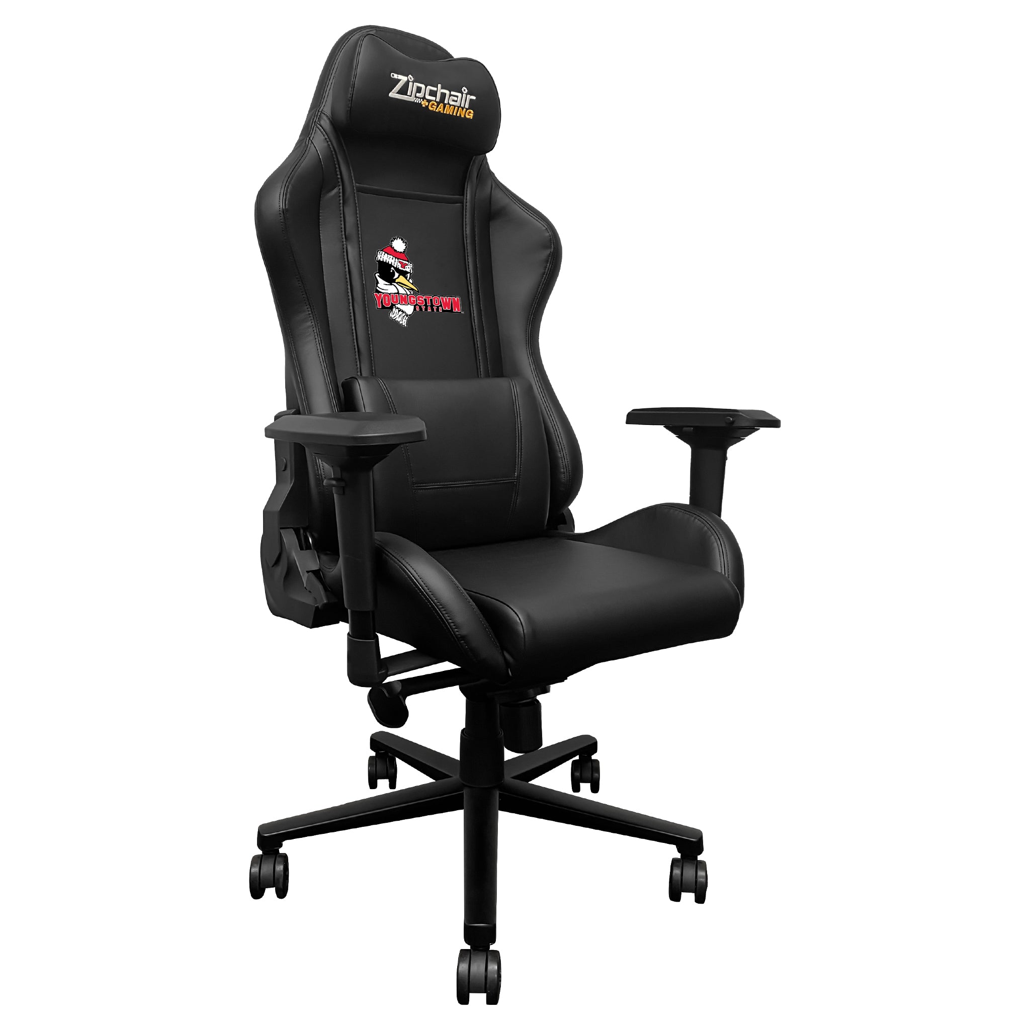 Youngstown State Penguins Xpression Gaming Chair with Youngstown State Penguins Pete Logo