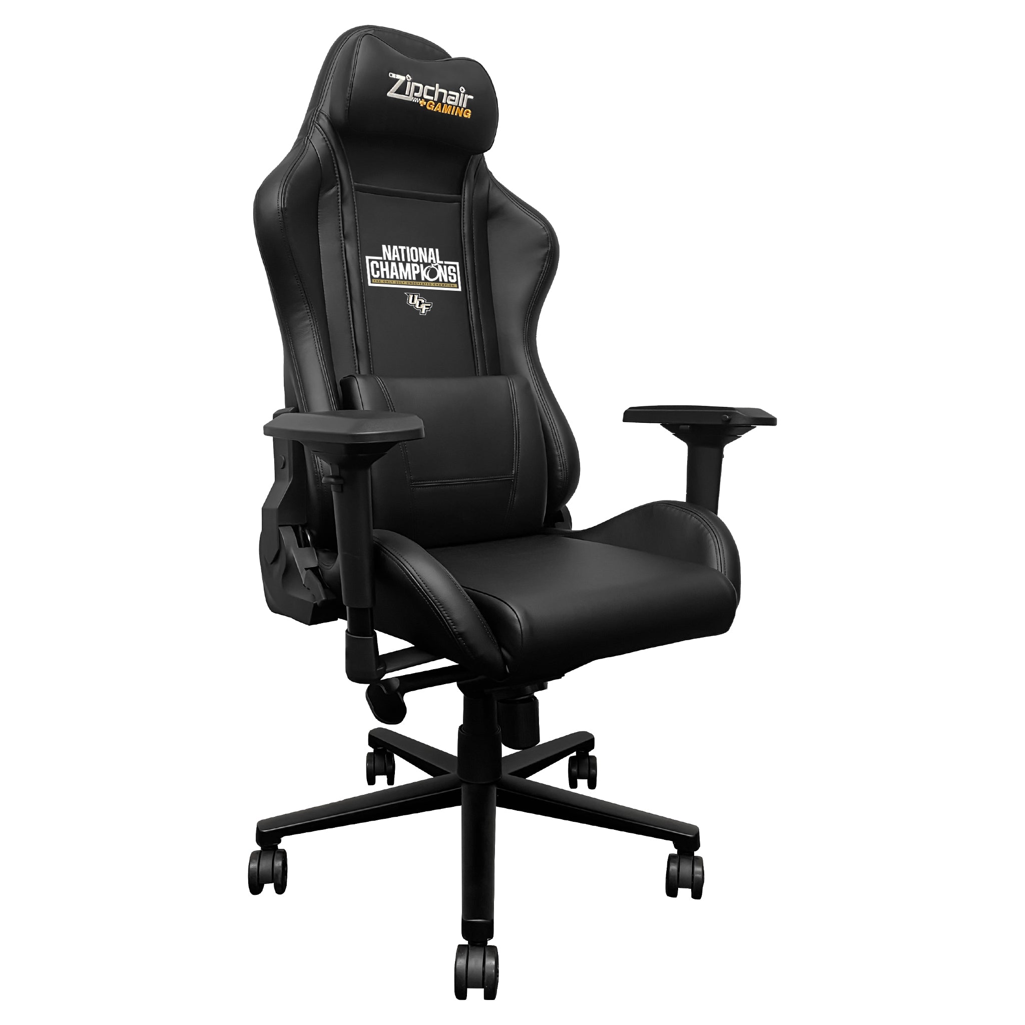 Central Florida Knights Xpression Gaming Chair with Central Florida National Championship Logo