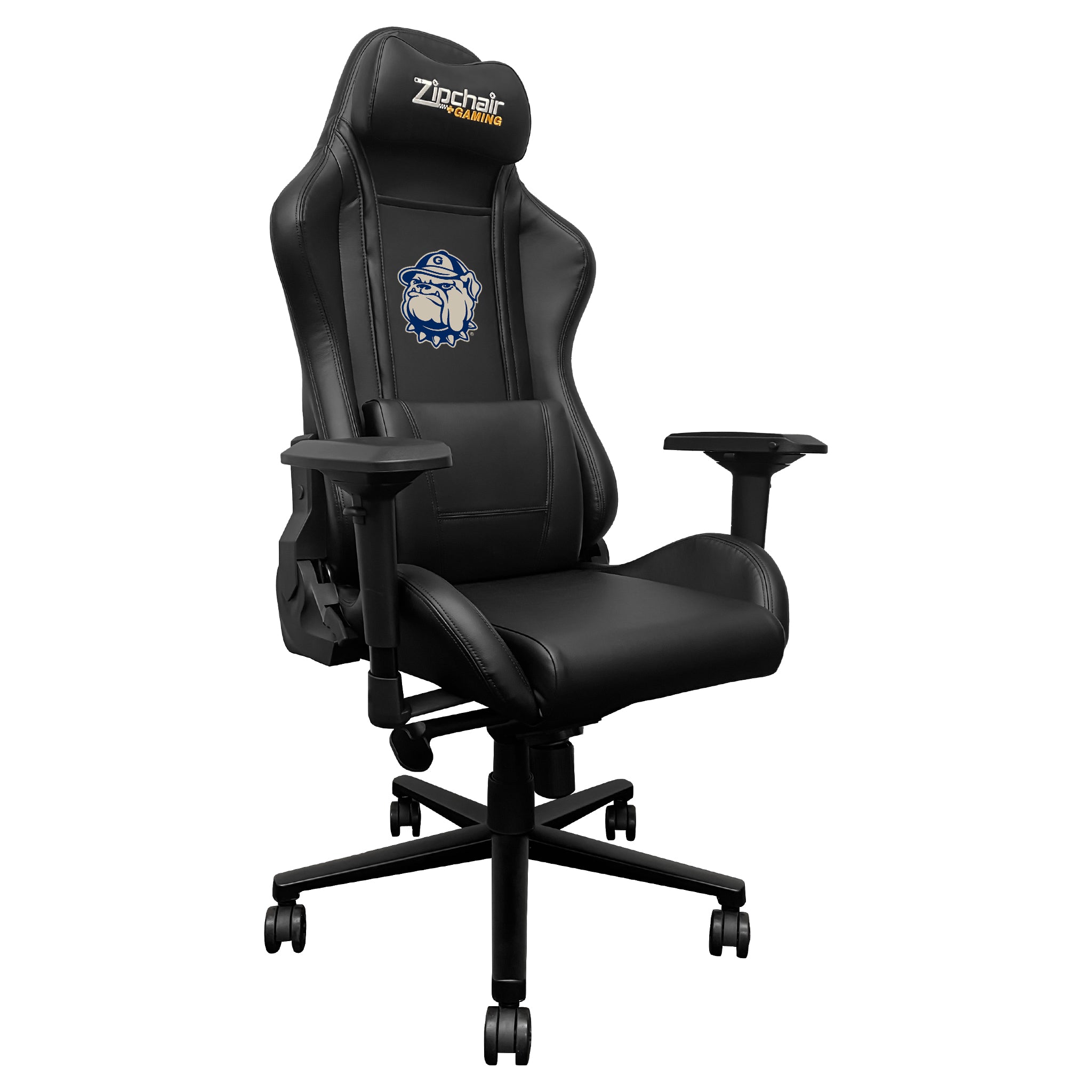 Georgetown Hoyas Xpression Gaming Chair with Georgetown Hoyas Secondary