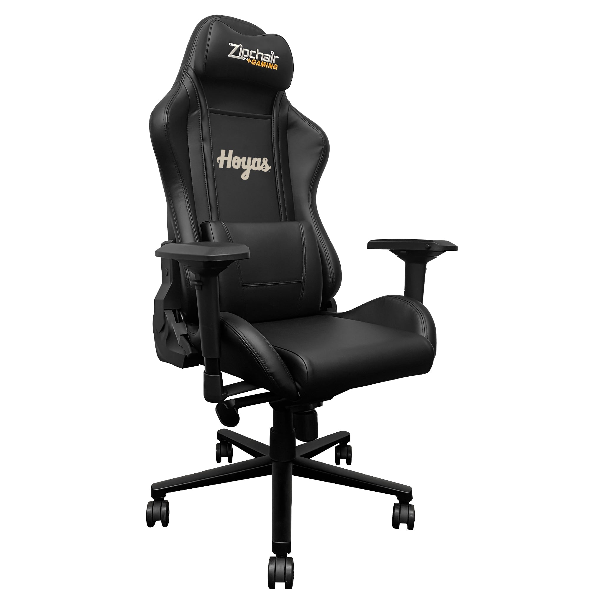 Georgetown Hoyas Xpression Gaming Chair with Georgetown Hoyas Alternate