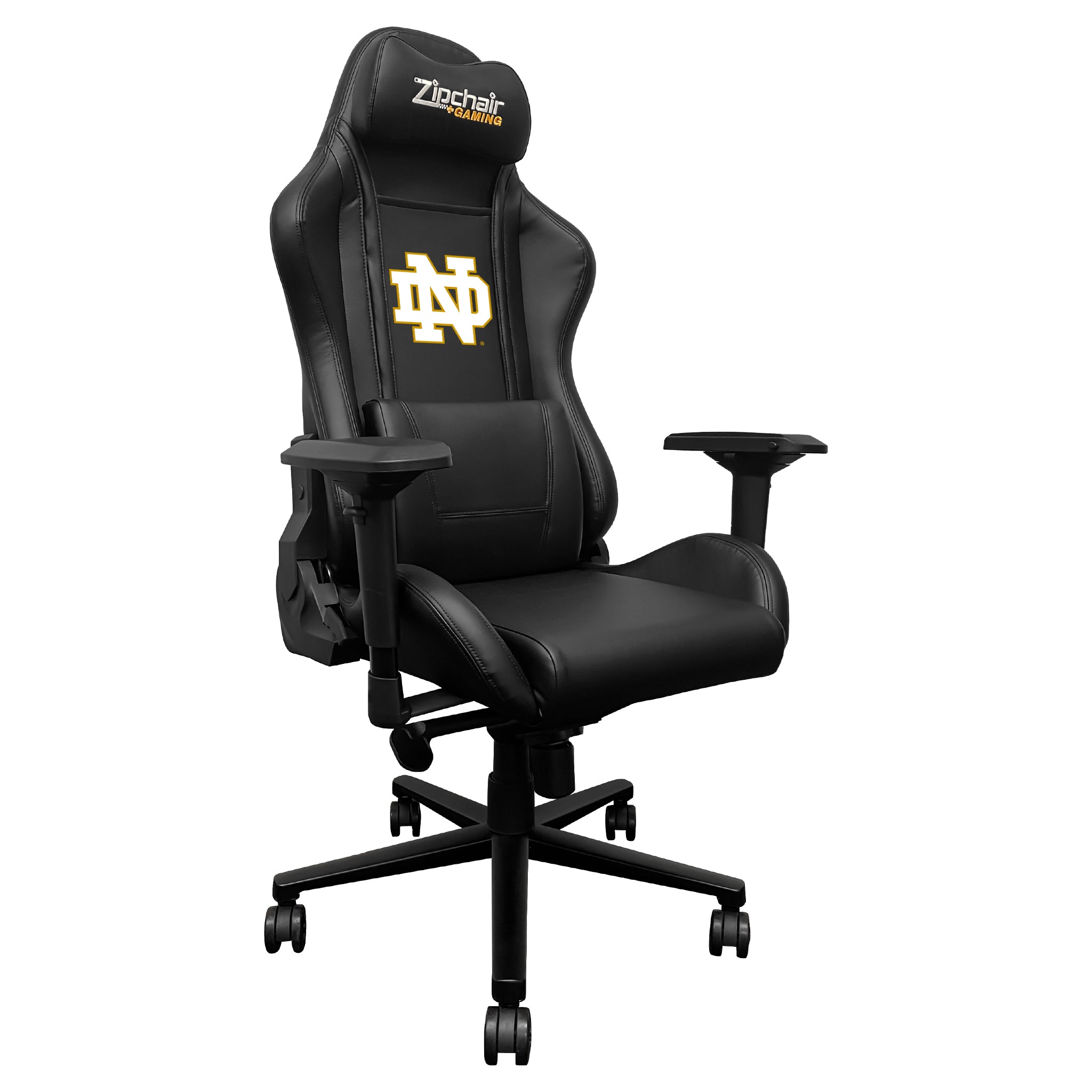Notre Dame Xpression Gaming Chair with Notre Dame Secondary Logo