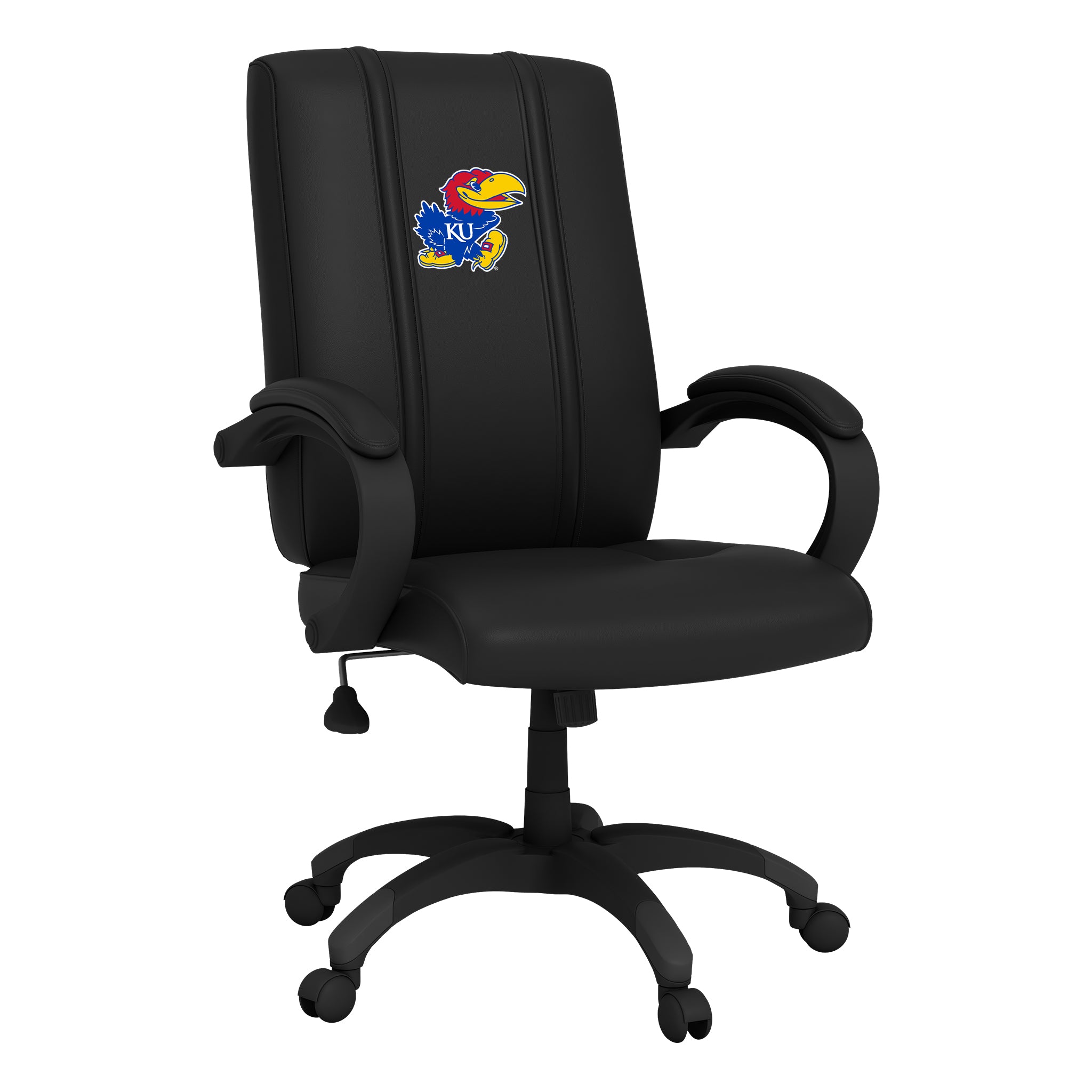 Kansas Jayhawks Office Chair 1000 with Kansas Jayhawks Logo Panel  