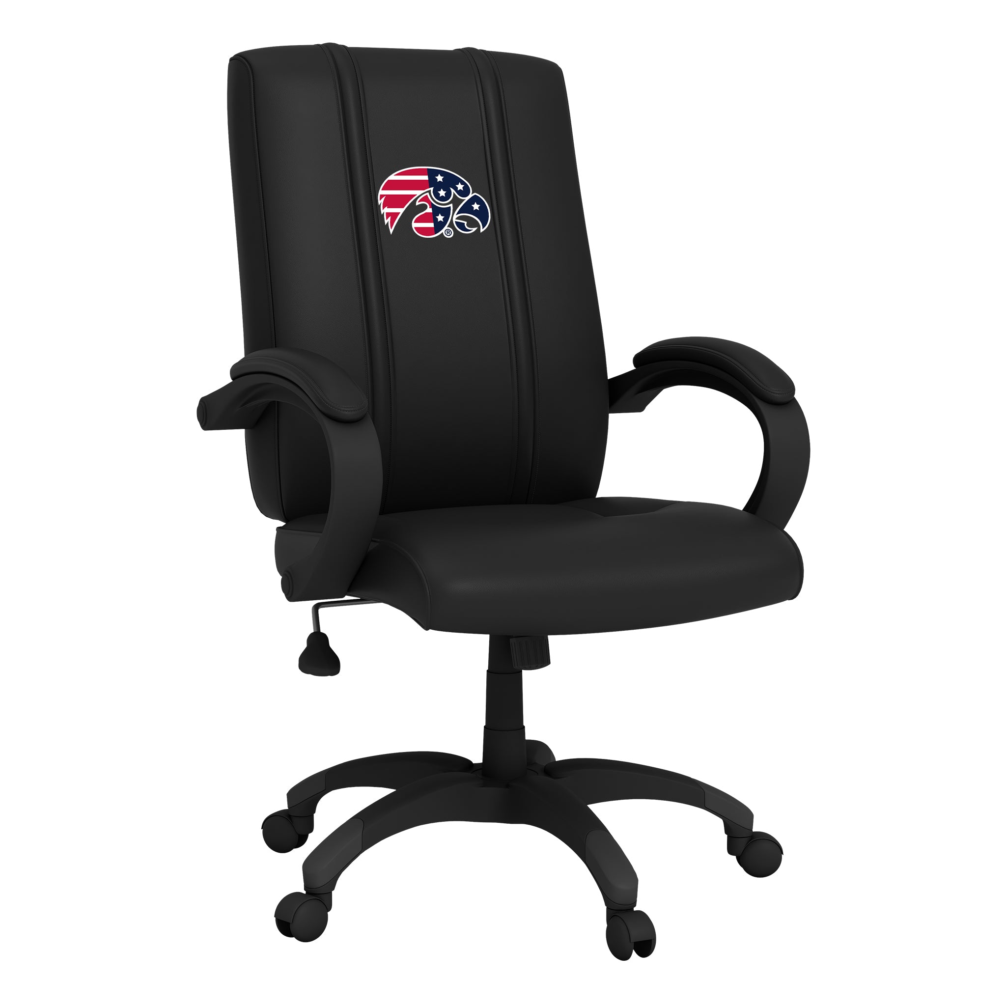 Iowa Hawkeyes Office Chair 1000 with Iowa Hawkeyes Patriotic Primary Logo  