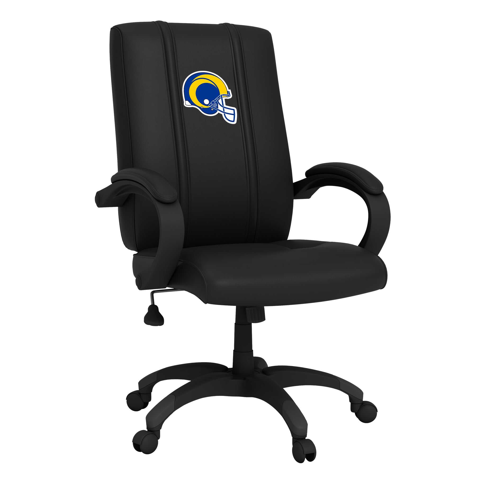 Black Los Angeles Rams Logo PhantomX Gaming Chair