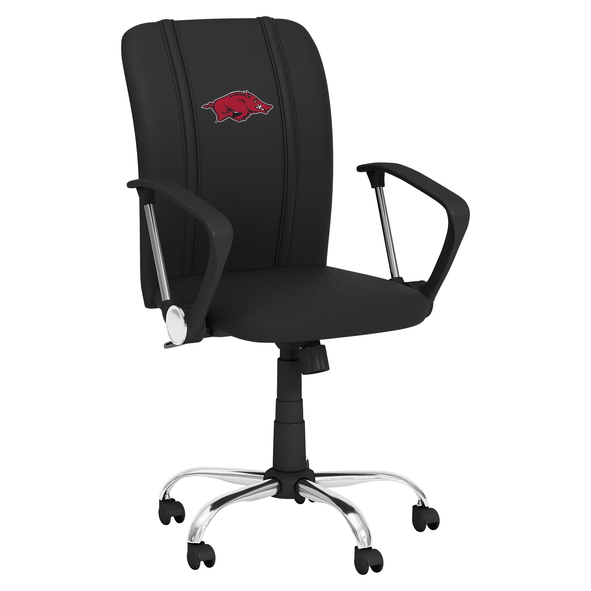 Arkansas Razorbacks Curve Task Chair with Arkansas Razorbacks Logo  