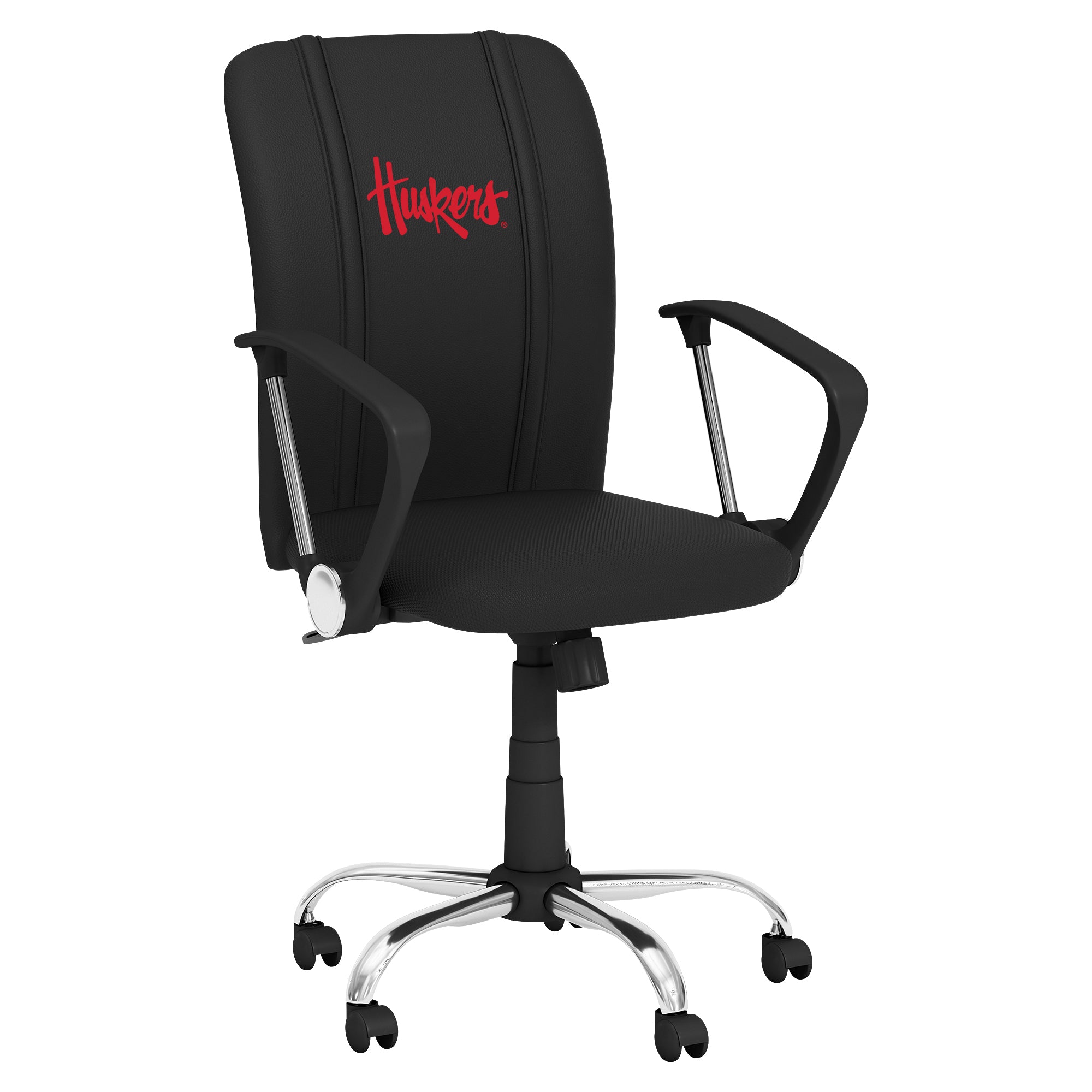 Nebraska Cornhuskers Curve Task Chair with Nebraska Cornhuskers Alternate  