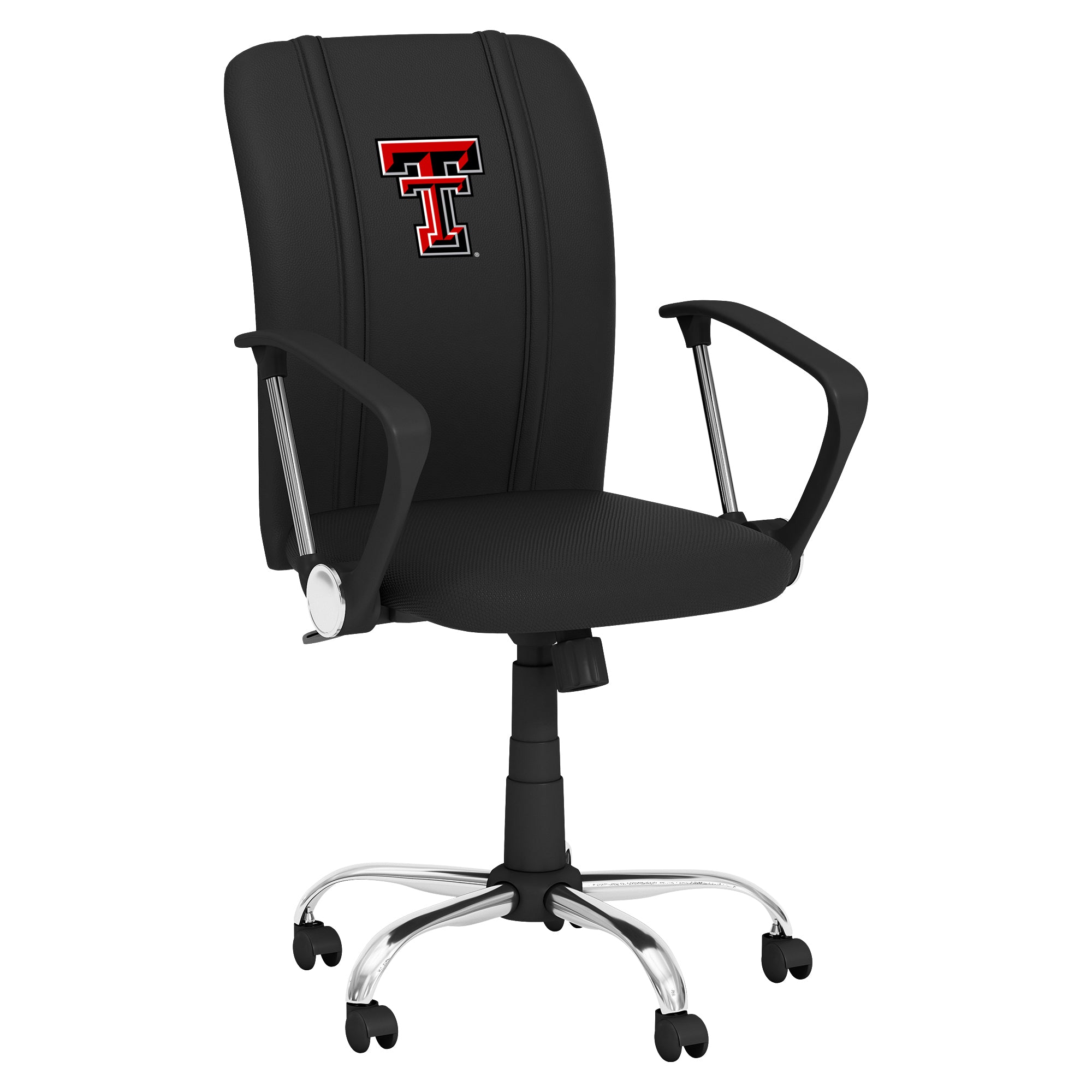 Texas Tech Red Raiders Curve Task Chair with Texas Tech Red Raiders Logo
