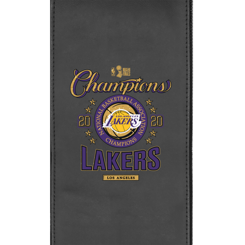 Panel con el logotipo de los campeones de Los Angeles Lakers 2020 – Zipchair