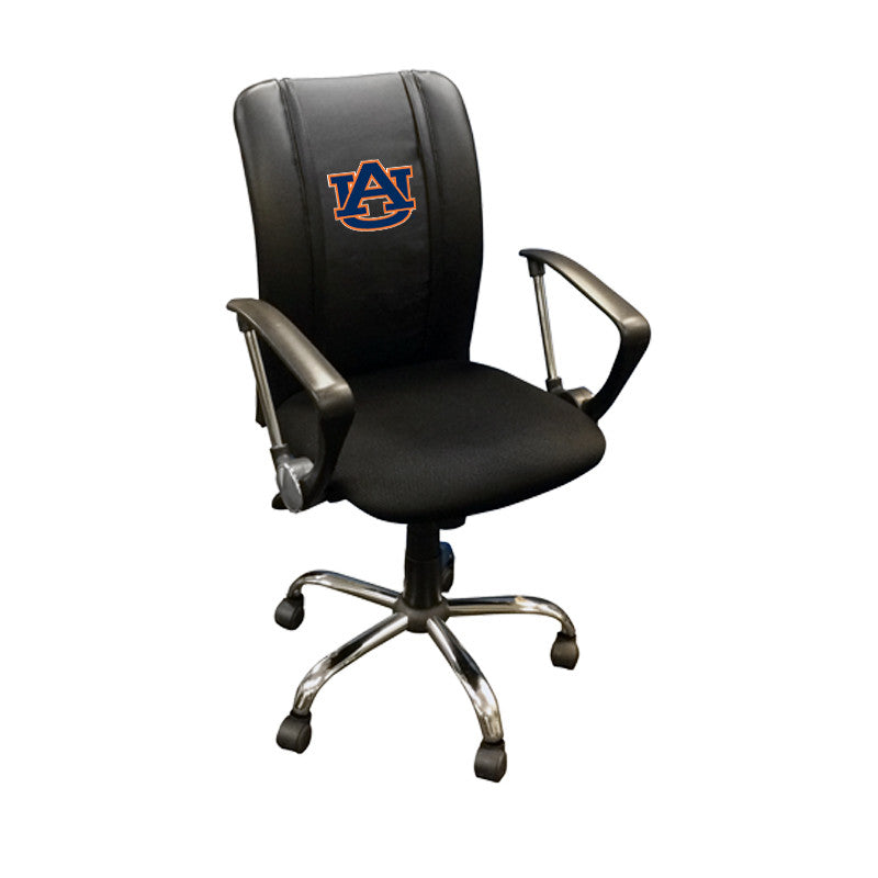 Auburn Tigers Curve Task Chair with Auburn Tigers Logo  