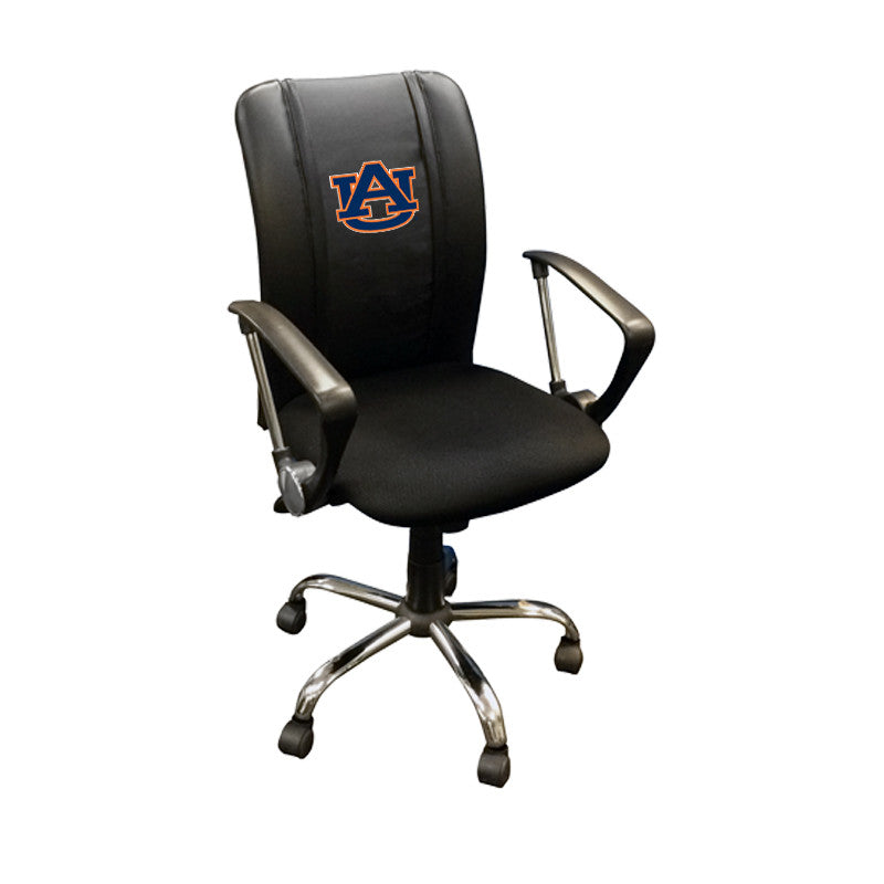 Auburn Tigers Curve Task Chair with Auburn Tigers Logo