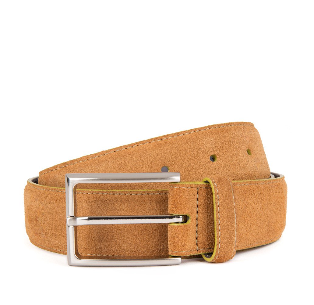 mens suede belt