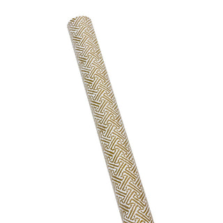 Caspari The Coral Sea Gift Wrap Roll in Gold Foil - One 30 x 5