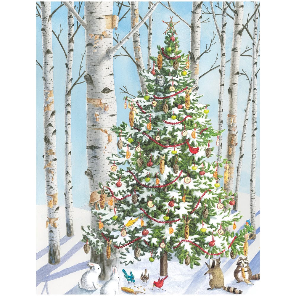 Caspari 4 x 6 Christmas Card Address Book Tabless Paper Refill