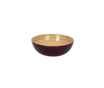 Bamboo Small Salad Bowl in Blackberry - 1 each