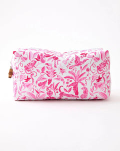 Mahjong Tile Storage Bag - Amazon Pink