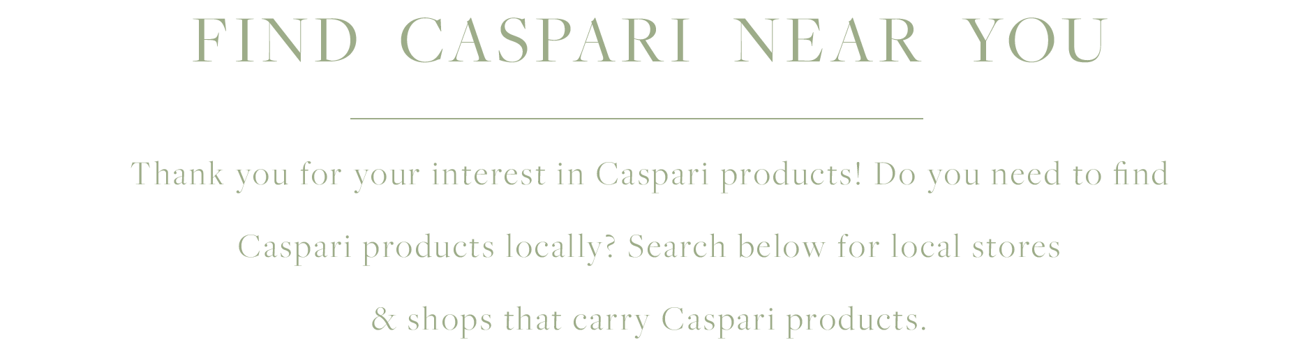 Find a Caspari retailer