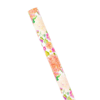 Drifting Blossoms Floral Gift Wrap Roll 5 ft x 30 in (8 Count)